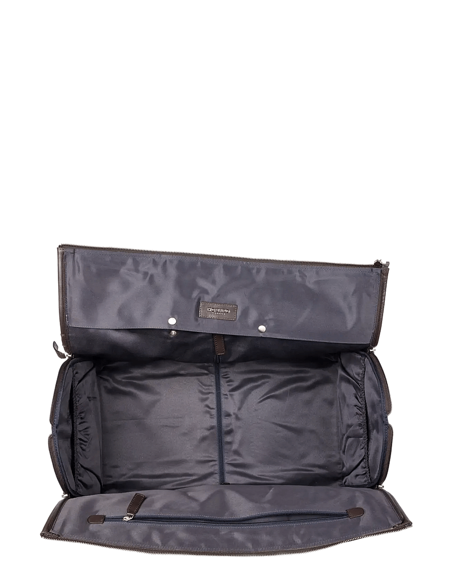 Howard London - Garment Leather Travel Bag - overnight bags - dark brown - 3