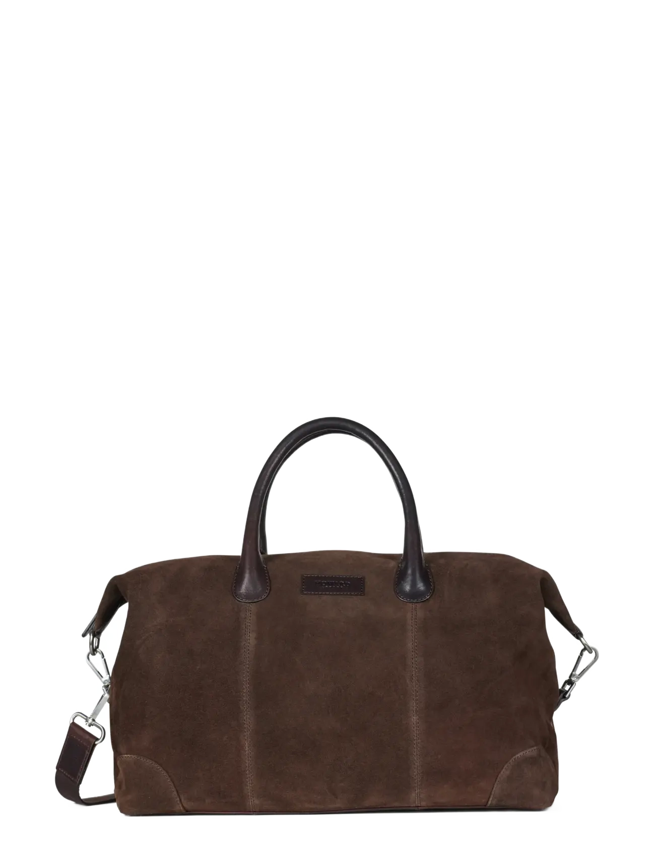 Howard London Weekend Bag Suede Milo - Väskor - DARK BROWN / brown