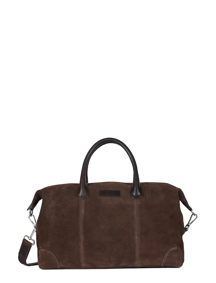 Howard London - Weekend Bag Suede Milo - väskor för övernattning - dark brown - 1