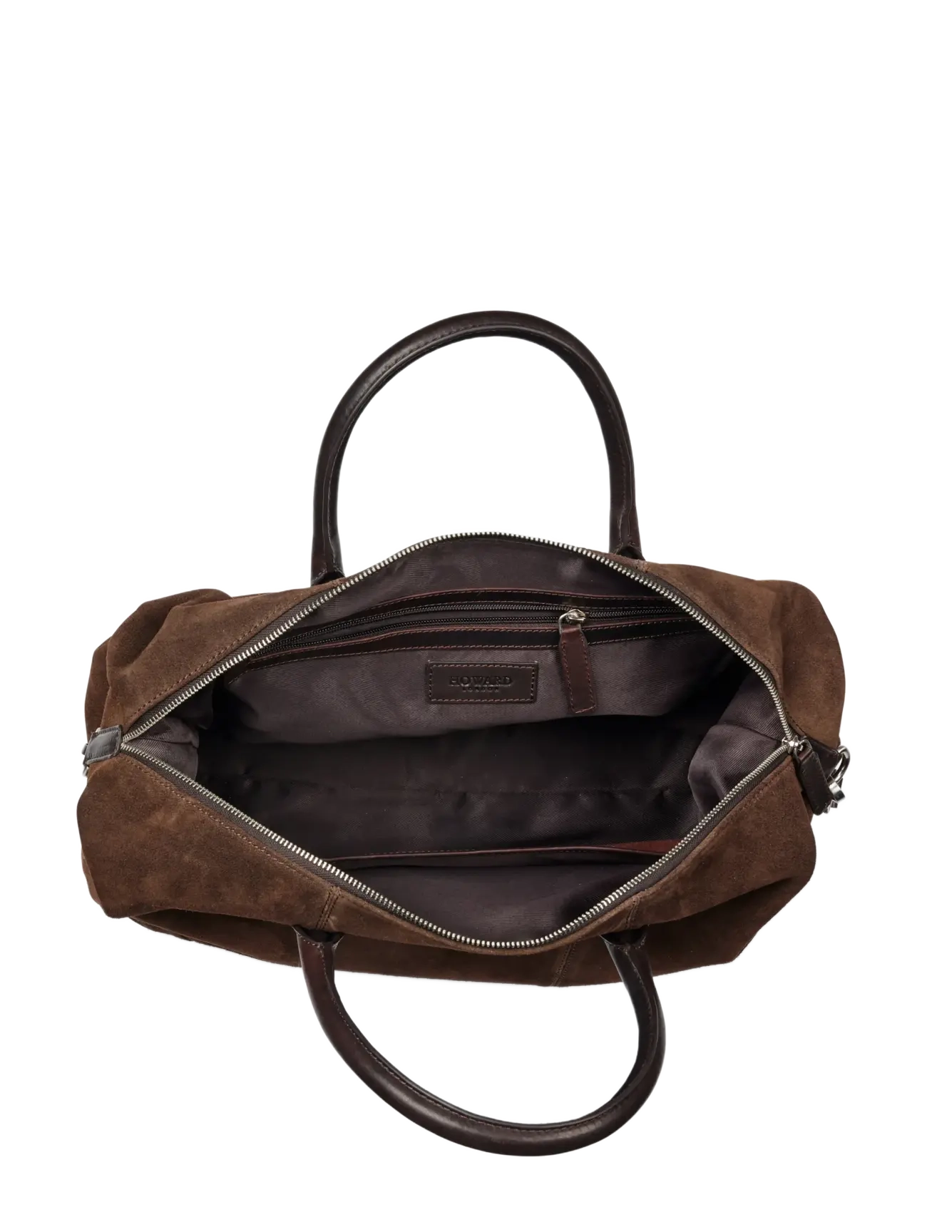 Howard London - Weekend Bag Suede Milo - väskor för övernattning - dark brown - 3