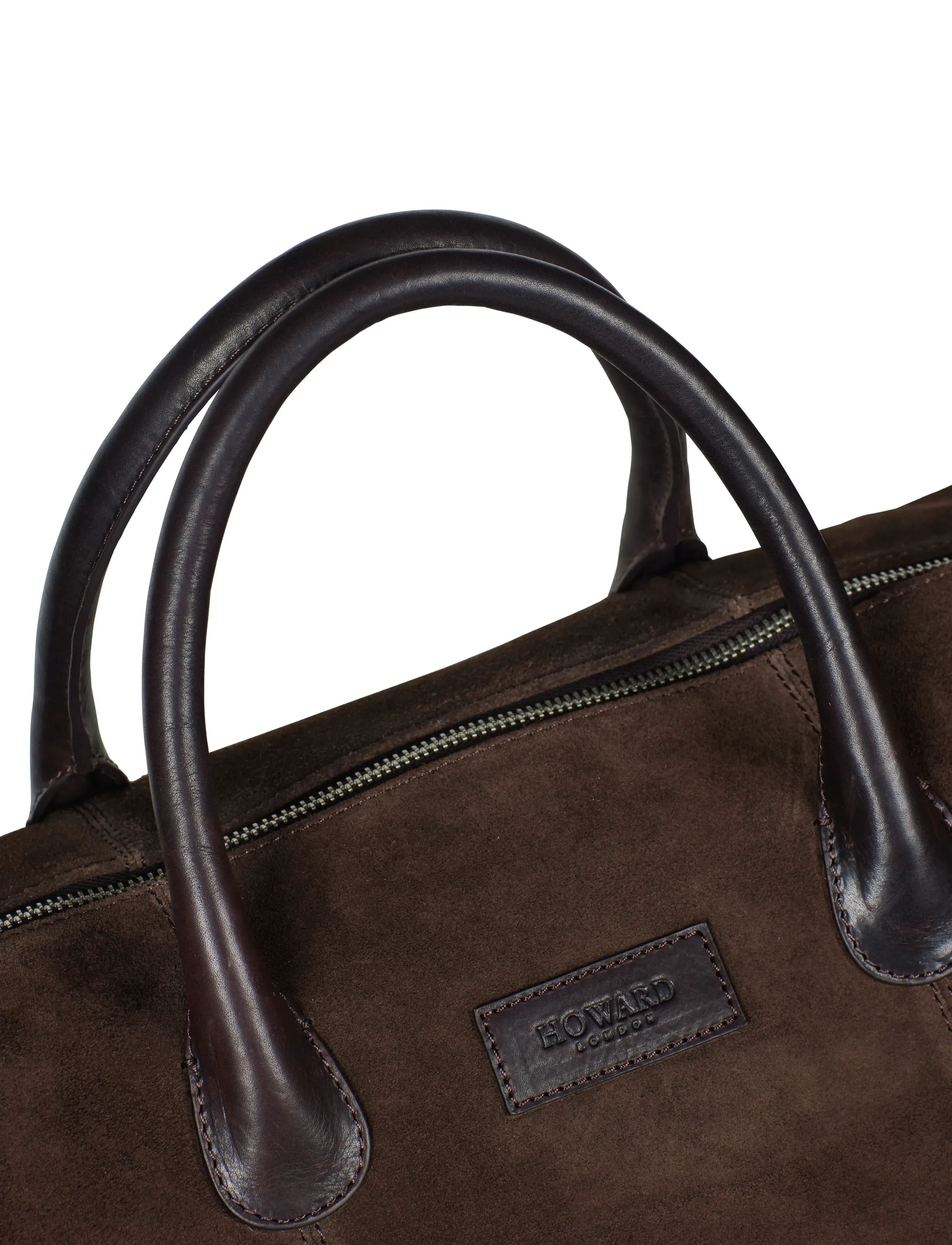 Howard London - Weekend Bag Suede Milo - väskor för övernattning - dark brown - 4