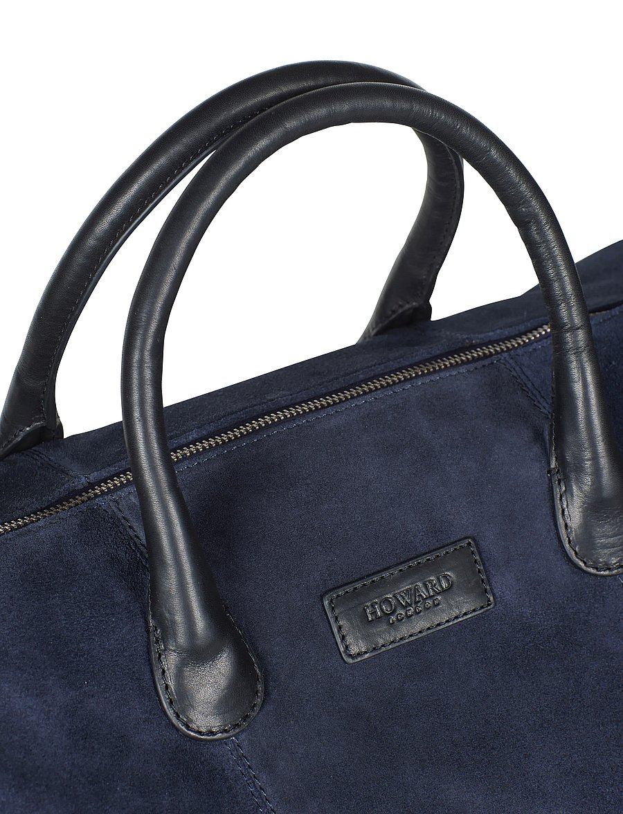 Howard London - Weekend Bag Suede Milo - nach anlass kaufen - navy - 4