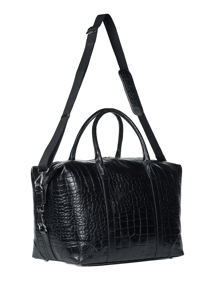 Howard London - Weekend Leather Bag Rupert - reisetaschen - black - 2