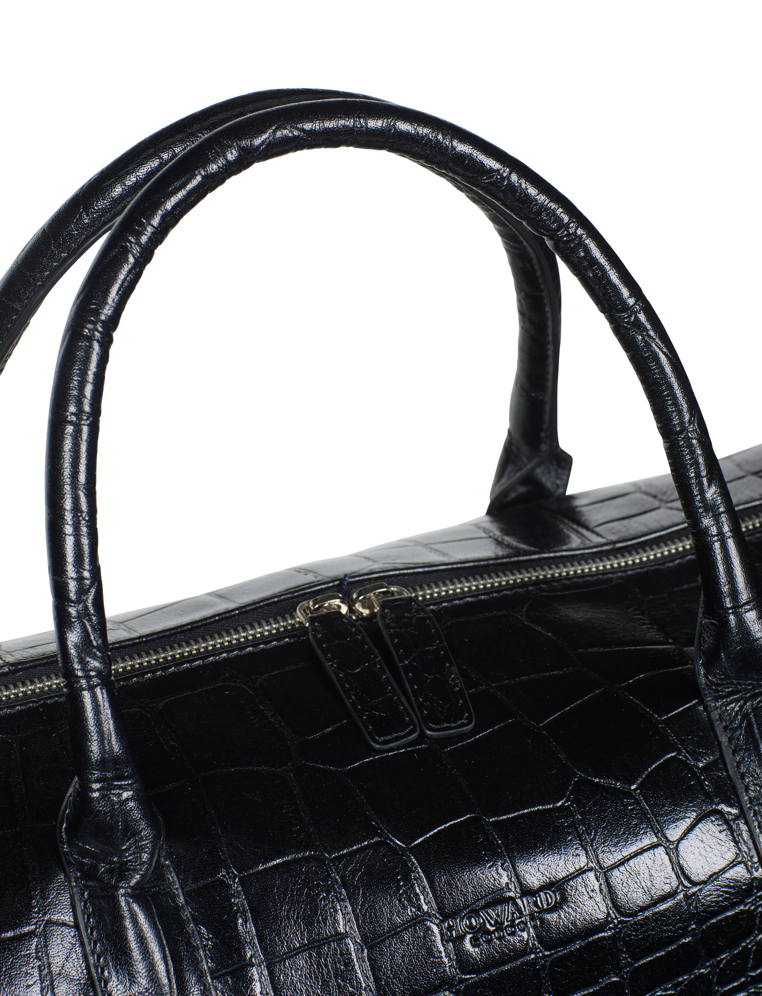 Howard London - Weekend Leather Bag Rupert - black - 4
