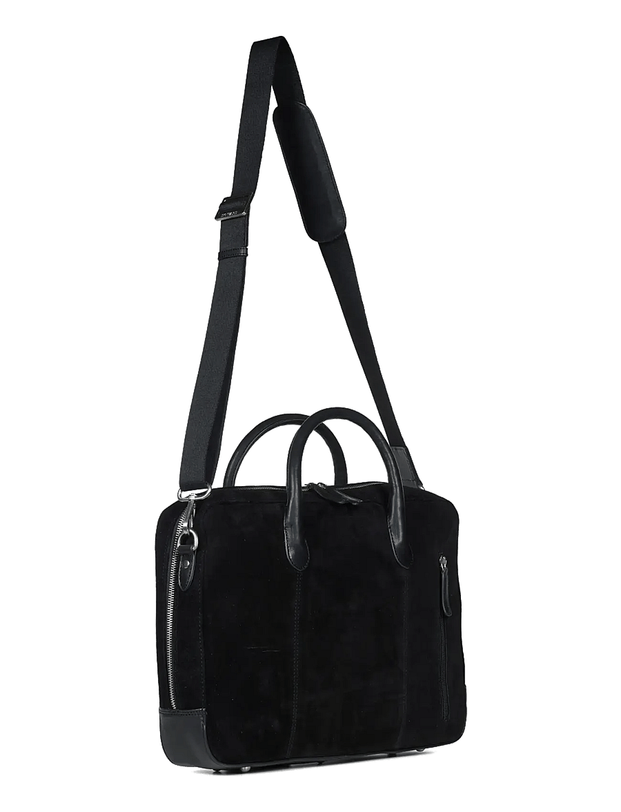 Howard London - Laptop Bag Suede Wilfred - nach anlass kaufen - black - 2