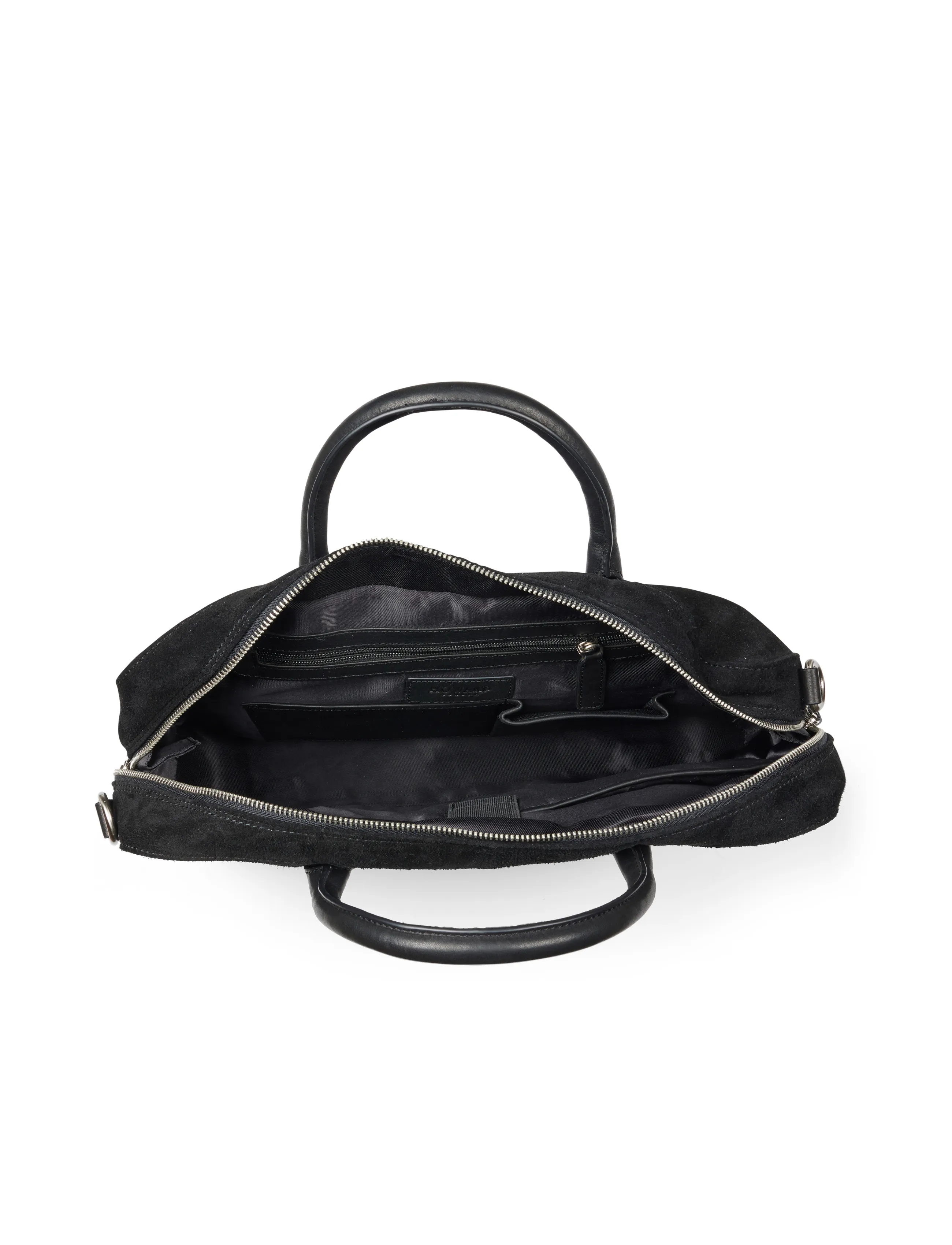 Howard London - Laptop Bag Suede Wilfred - nach anlass kaufen - black - 3