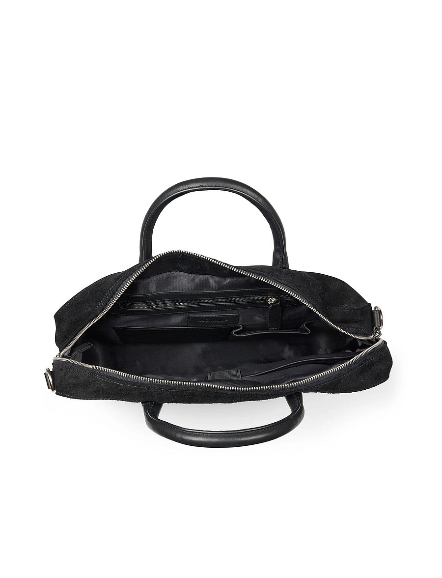 Howard London - Laptop Bag Suede Wilfred - nach anlass kaufen - black - 3