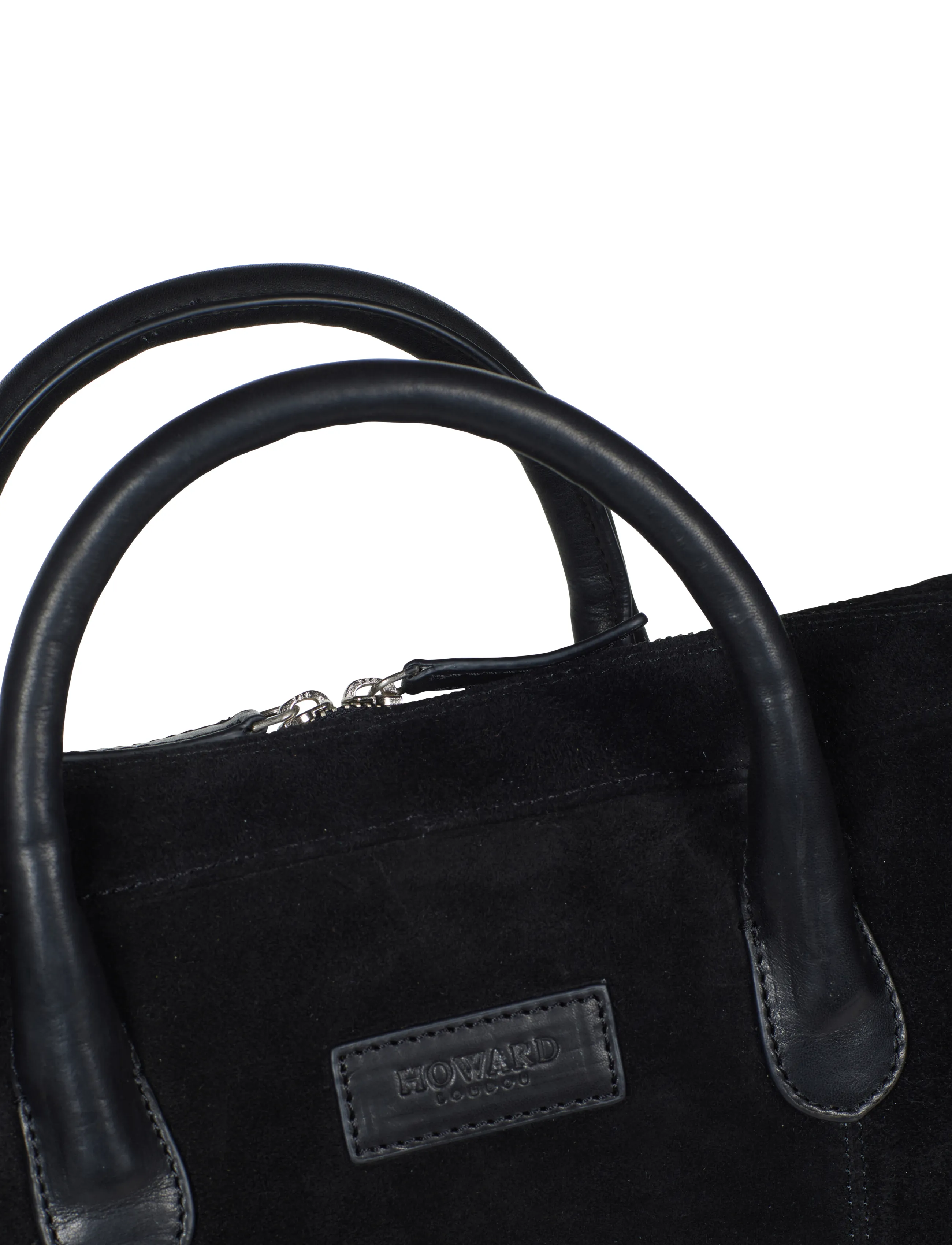 Howard London - Laptop Bag Suede Wilfred - nach anlass kaufen - black - 4