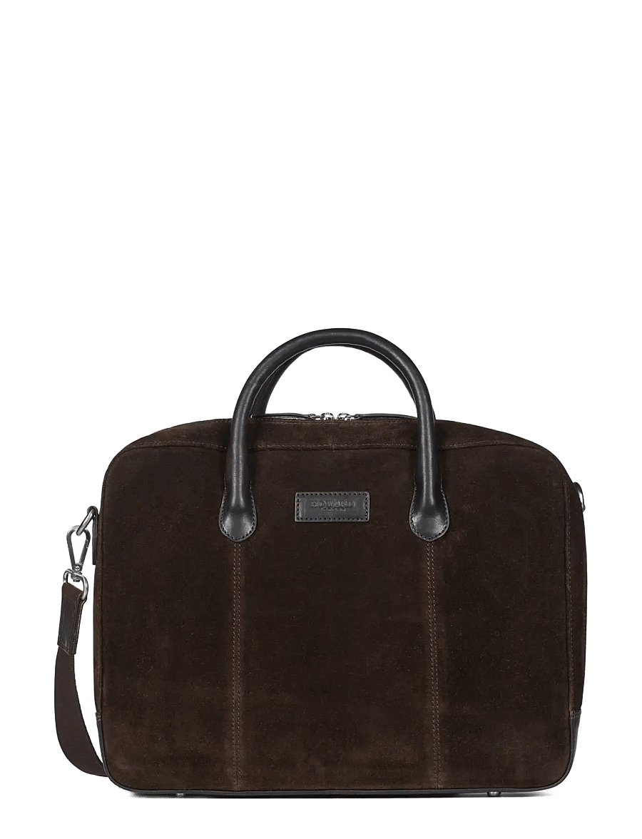Howard London - Laptop Bag Suede Wilfred - osta olukorra järgi - brown - 1