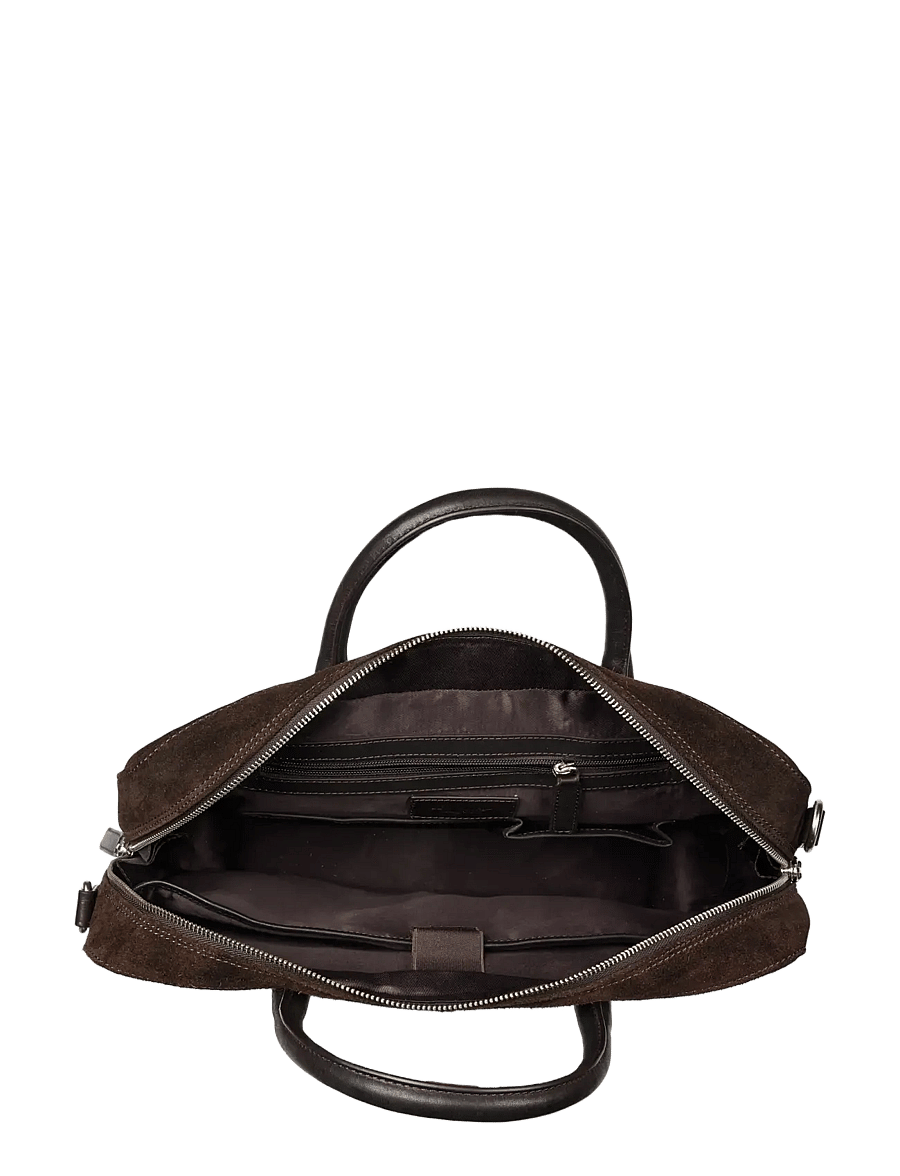 Howard London - Laptop Bag Suede Wilfred - osta olukorra järgi - brown - 3