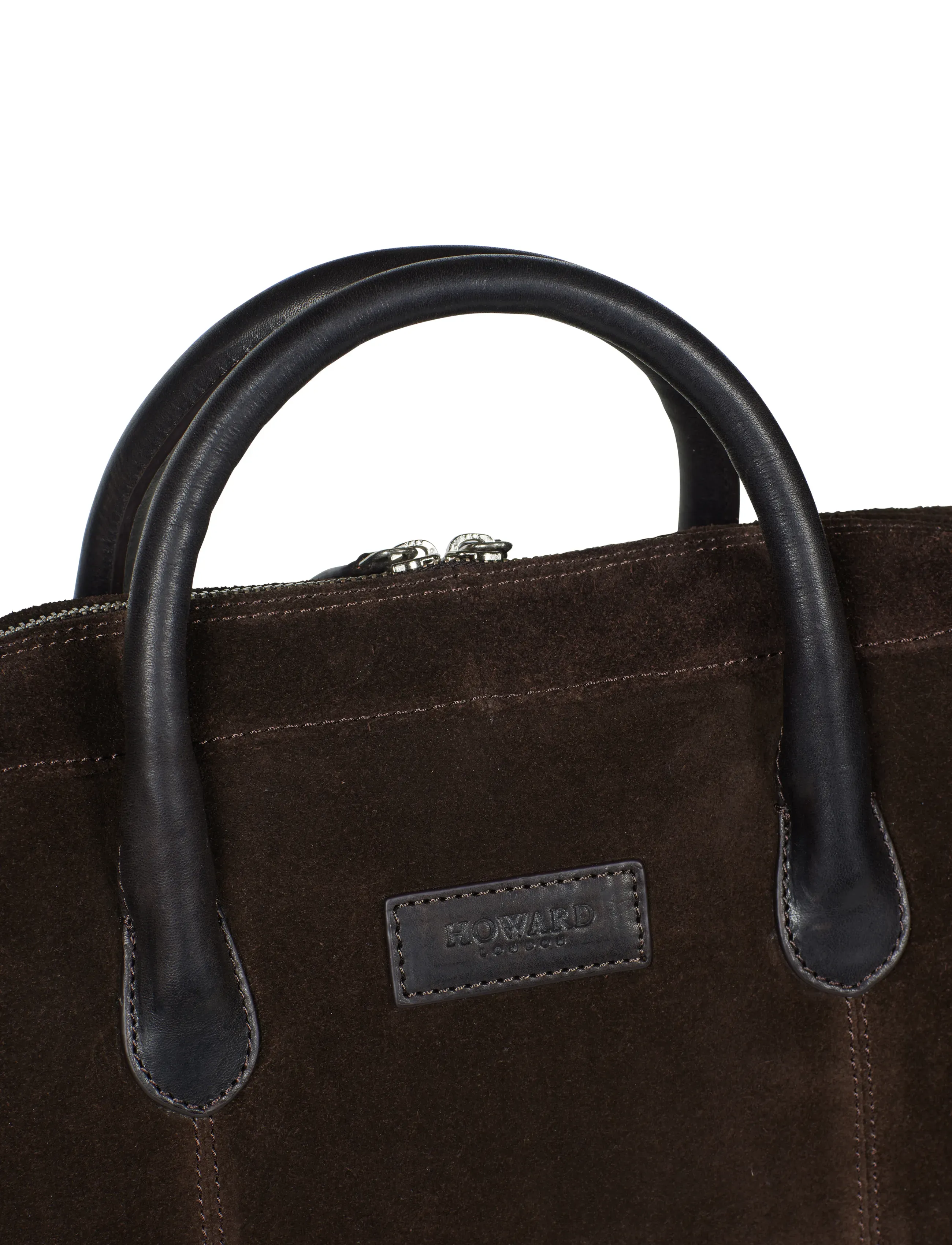Howard London - Laptop Bag Suede Wilfred - osta olukorra järgi - brown - 4