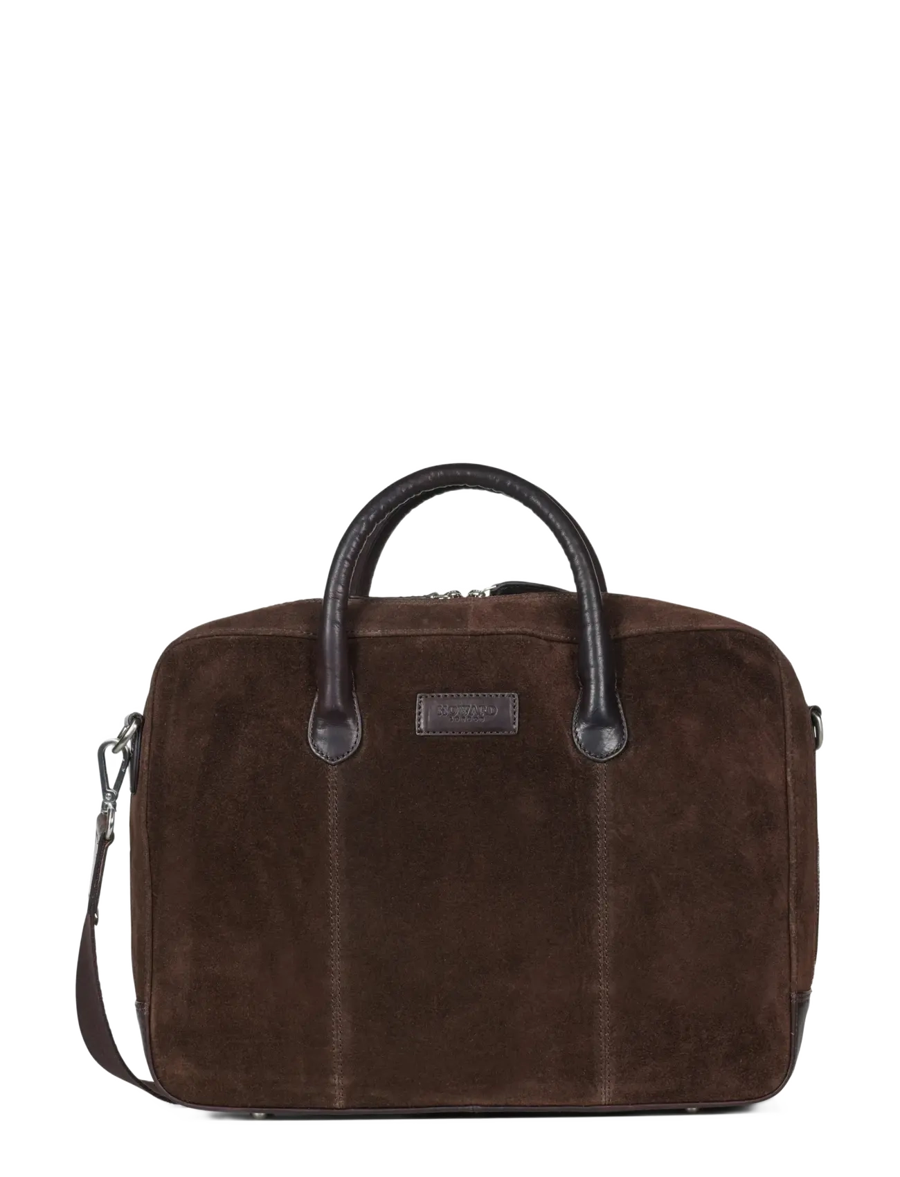 Howard London - Laptop Bag Suede Wilfred - nach anlass kaufen - dark brown - 1
