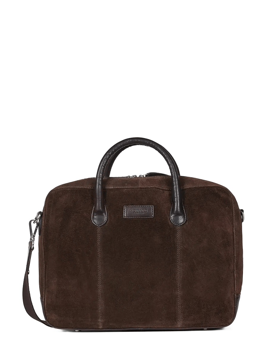 Howard London - Laptop Bag Suede Wilfred - nach anlass kaufen - dark brown - 1
