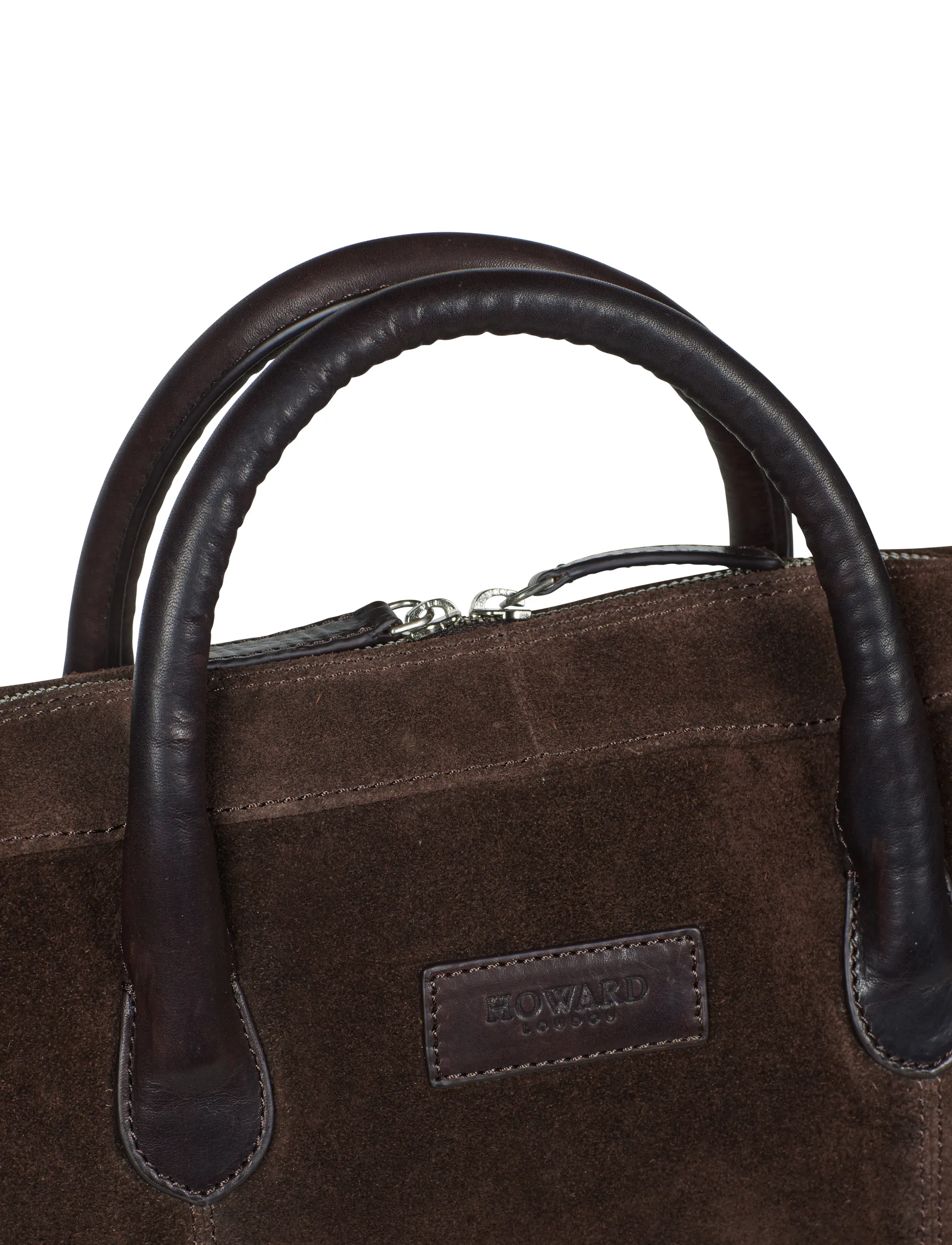 Howard London - Laptop Bag Suede Wilfred - nach anlass kaufen - dark brown - 4
