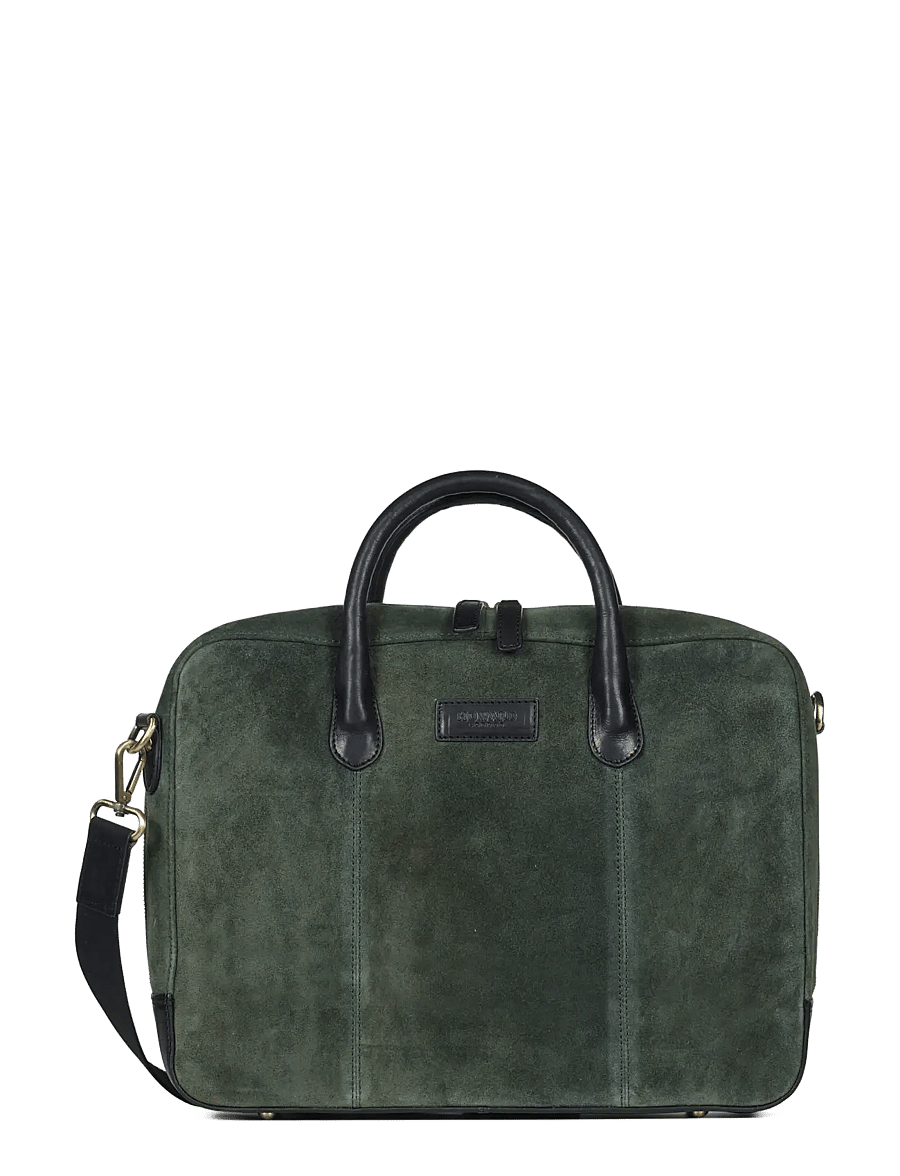 Howard London - Laptop Bag Suede Wilfred - osta olukorra järgi - green - 1
