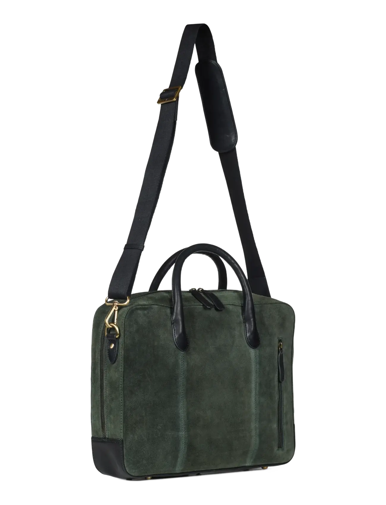 Howard London - Laptop Bag Suede Wilfred - osta olukorra järgi - green - 2