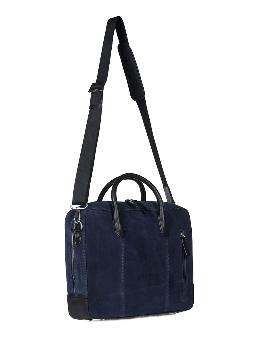 Howard London - Laptop Bag Suede Wilfred - shoppa efter tillfälle - navy - 2