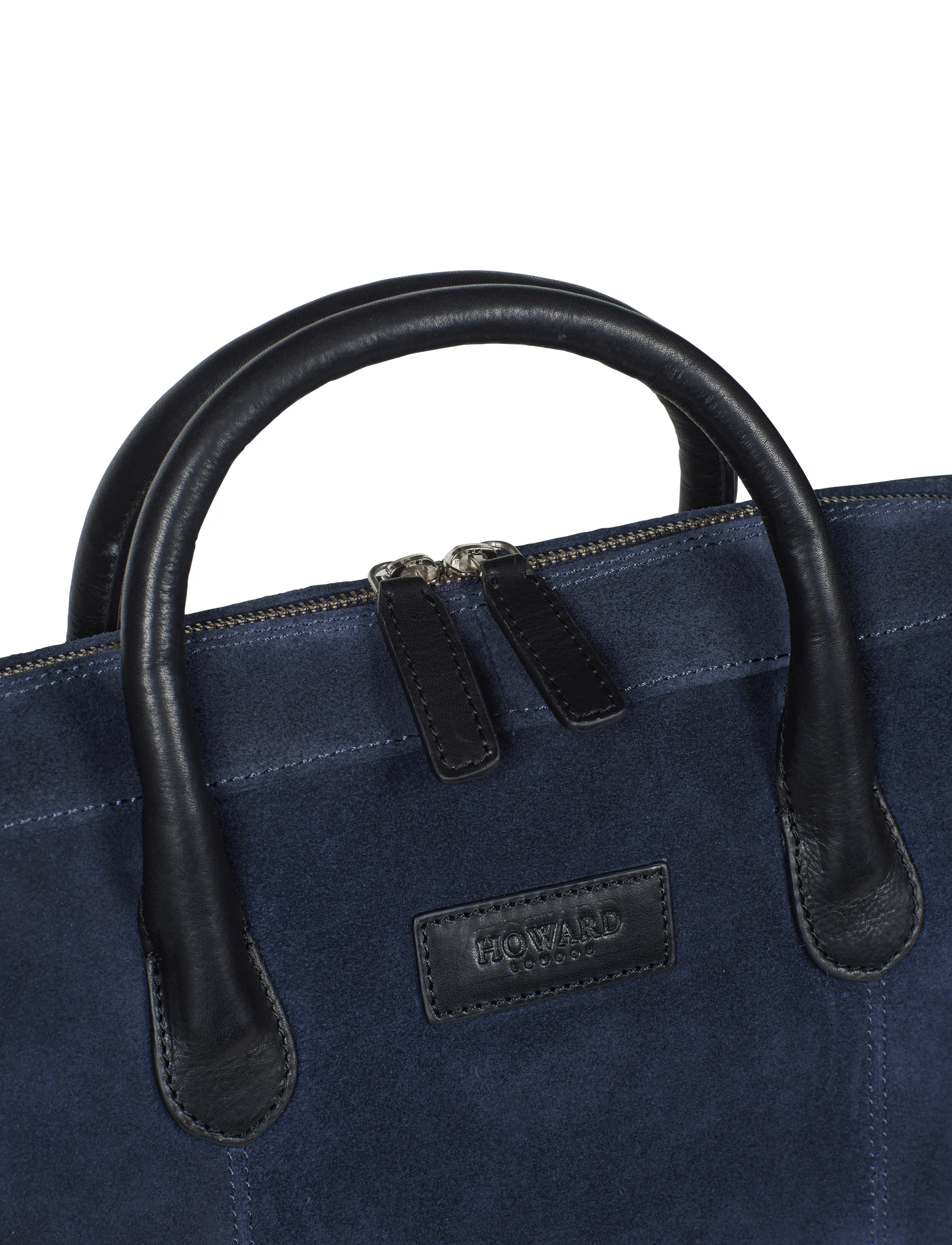 Howard London - Laptop Bag Suede Wilfred - shoppa efter tillfälle - navy - 4