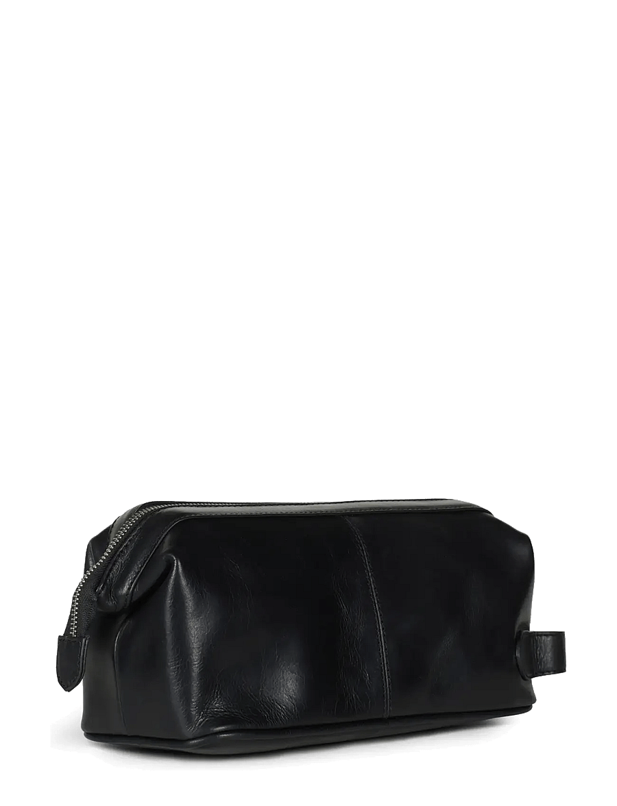 Howard London - Washbag Steven Leather - toilettenartikel - black - 1