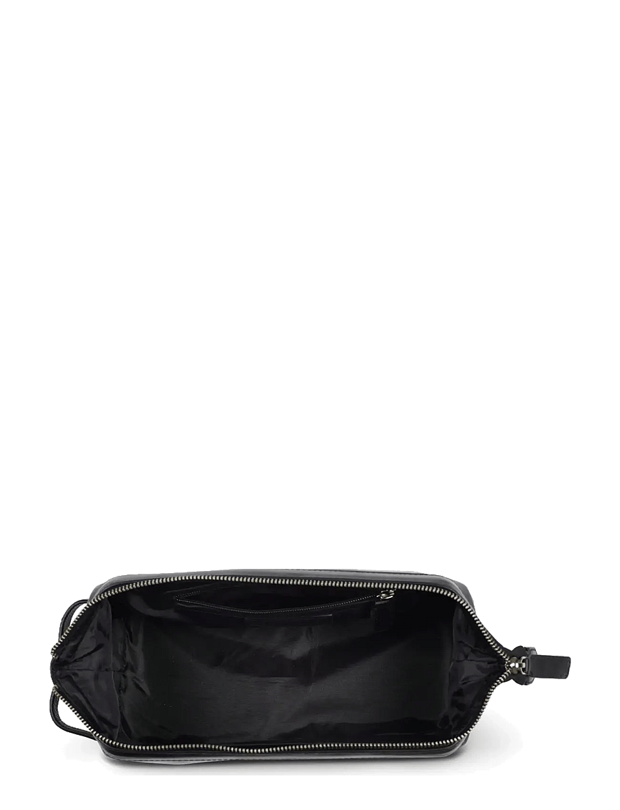 Howard London - Washbag Steven Leather - toilettenartikel - black - 2