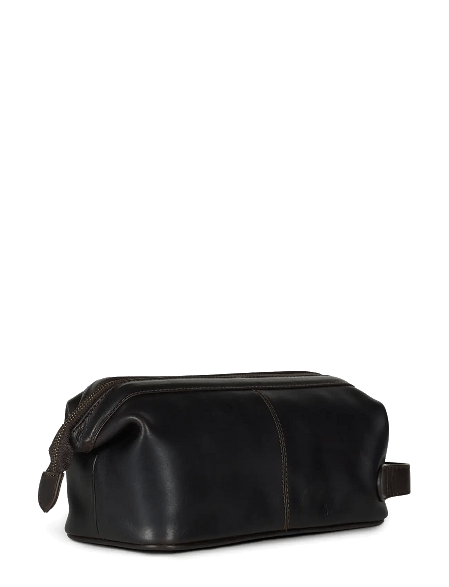 Howard London - Washbag Steven Leather - hygienartiklar - dark brown - 1