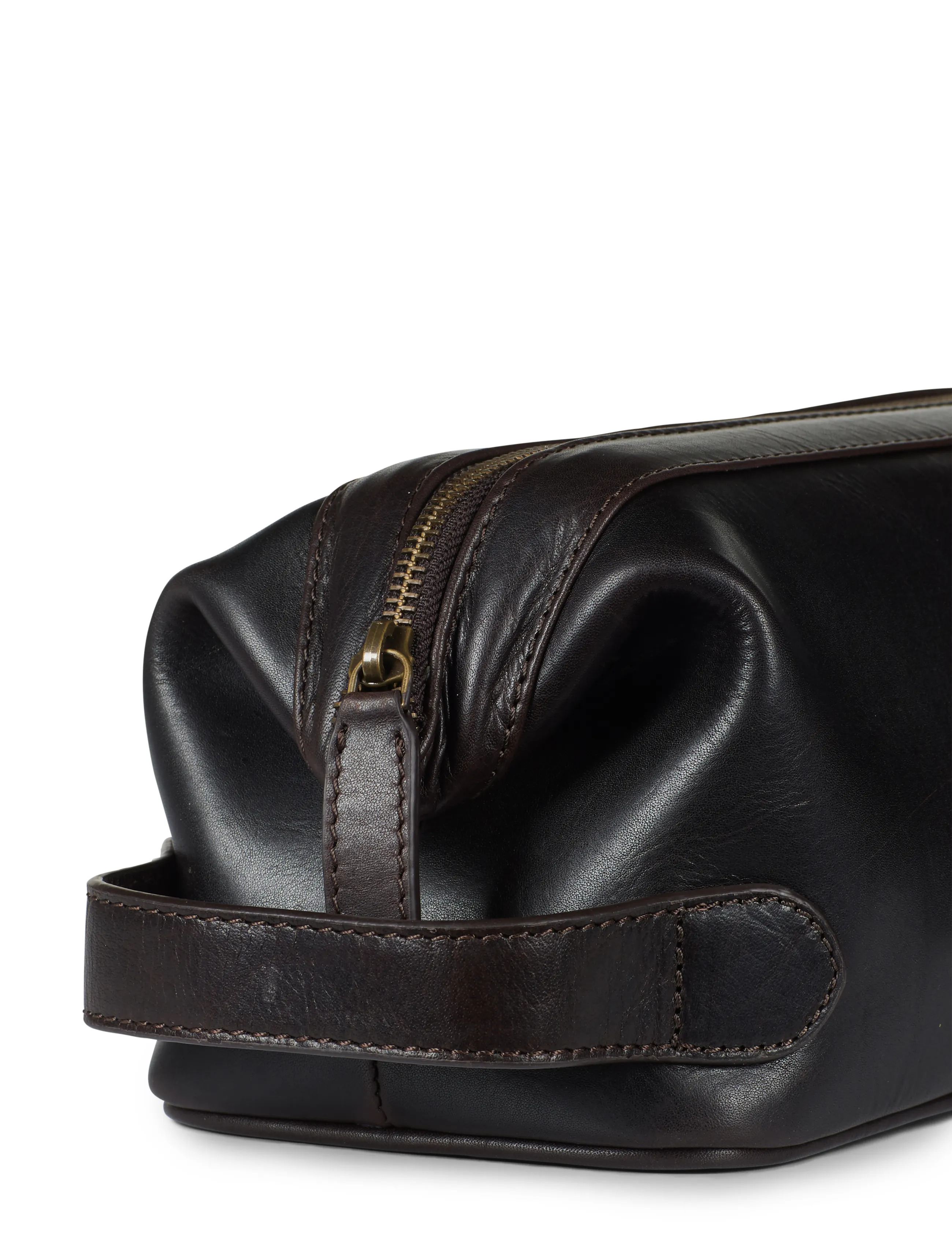 Howard London - Washbag Steven Leather - hygienartiklar - dark brown - 3