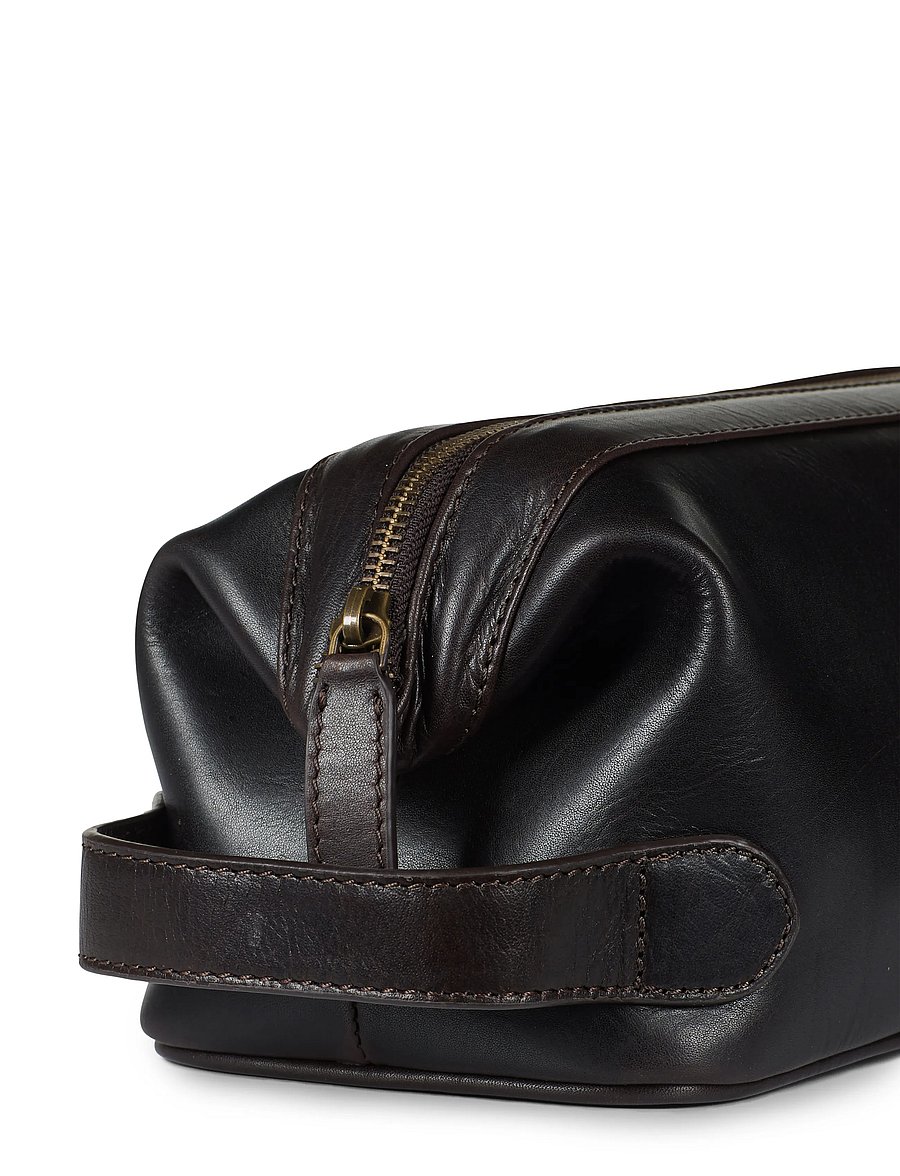 Howard London - Washbag Steven Leather - hygienartiklar - dark brown - 3