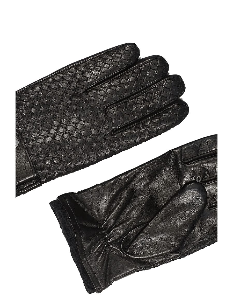 Howard London - Braided Leather Gloves Axel - nach anlass kaufen - black - 1
