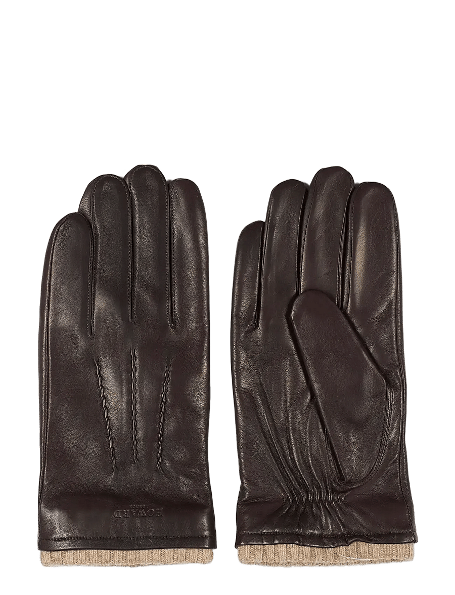Howard London - Leather Gloves Ted - nach anlass kaufen - dark brown - 0