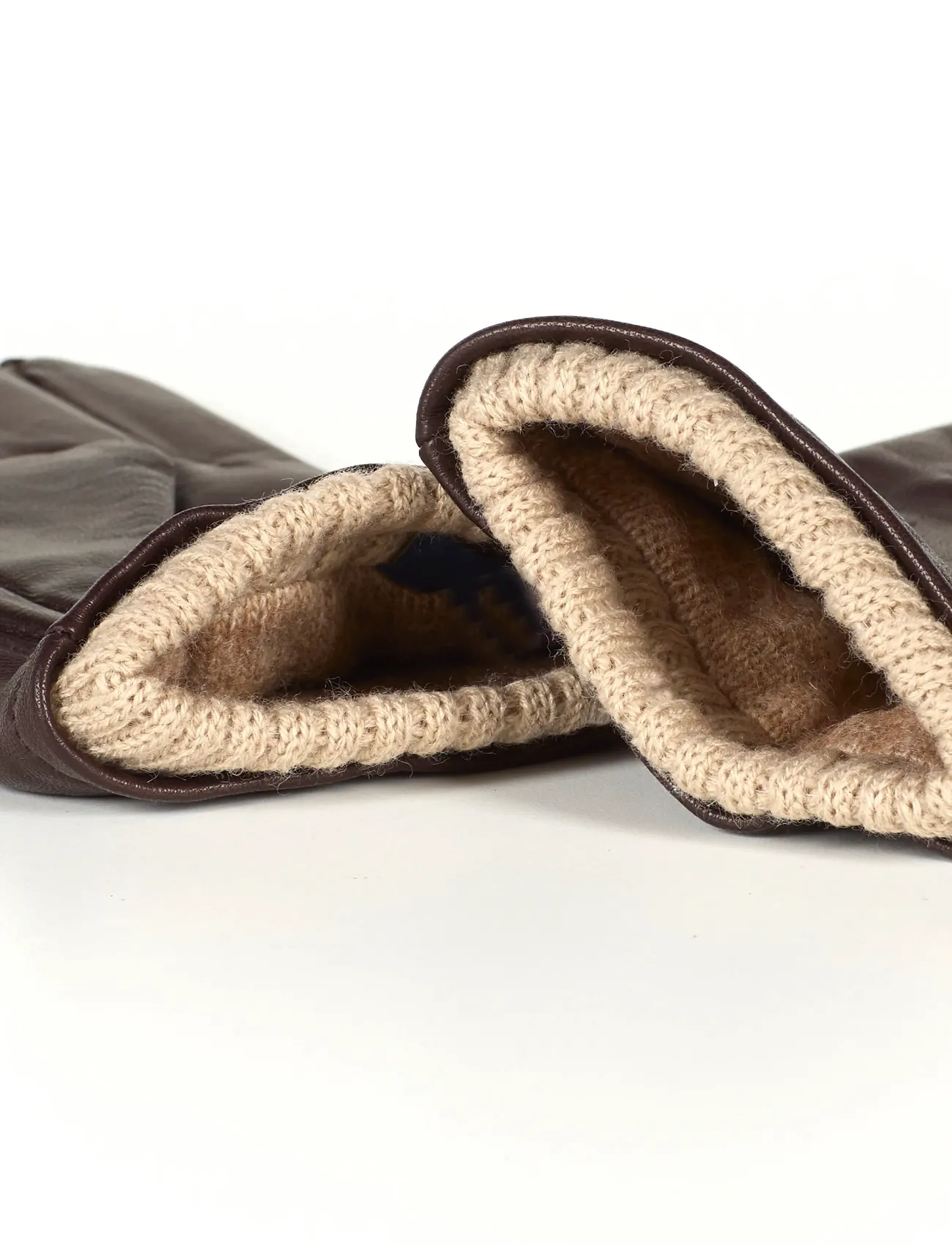 Howard London - Leather Gloves  Ted - kapelusze & rękawiczki - dark brown - 1