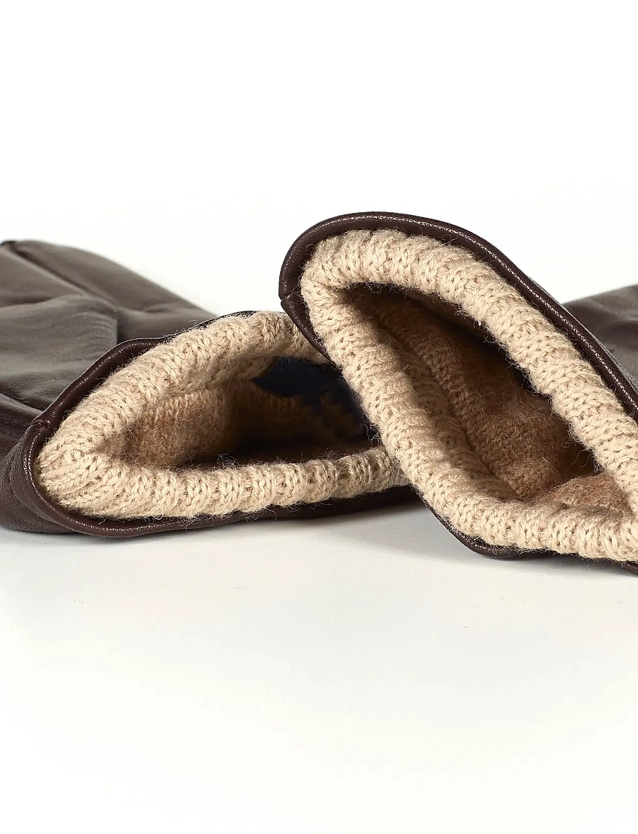 Howard London - Leather Gloves Ted - nach anlass kaufen - dark brown - 1