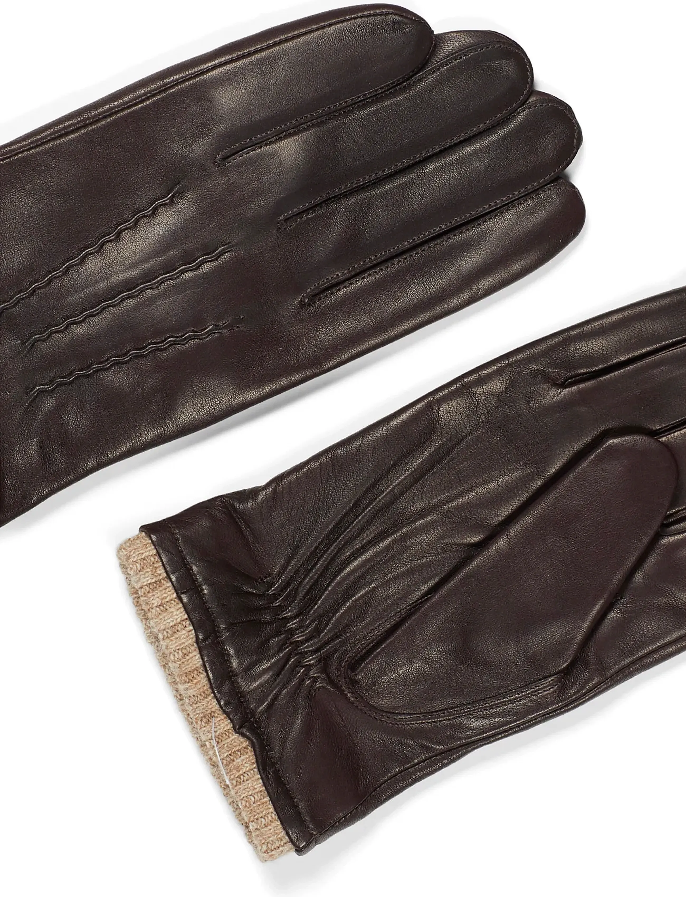 Howard London - Leather Gloves  Ted - kapelusze & rękawiczki - dark brown - 2