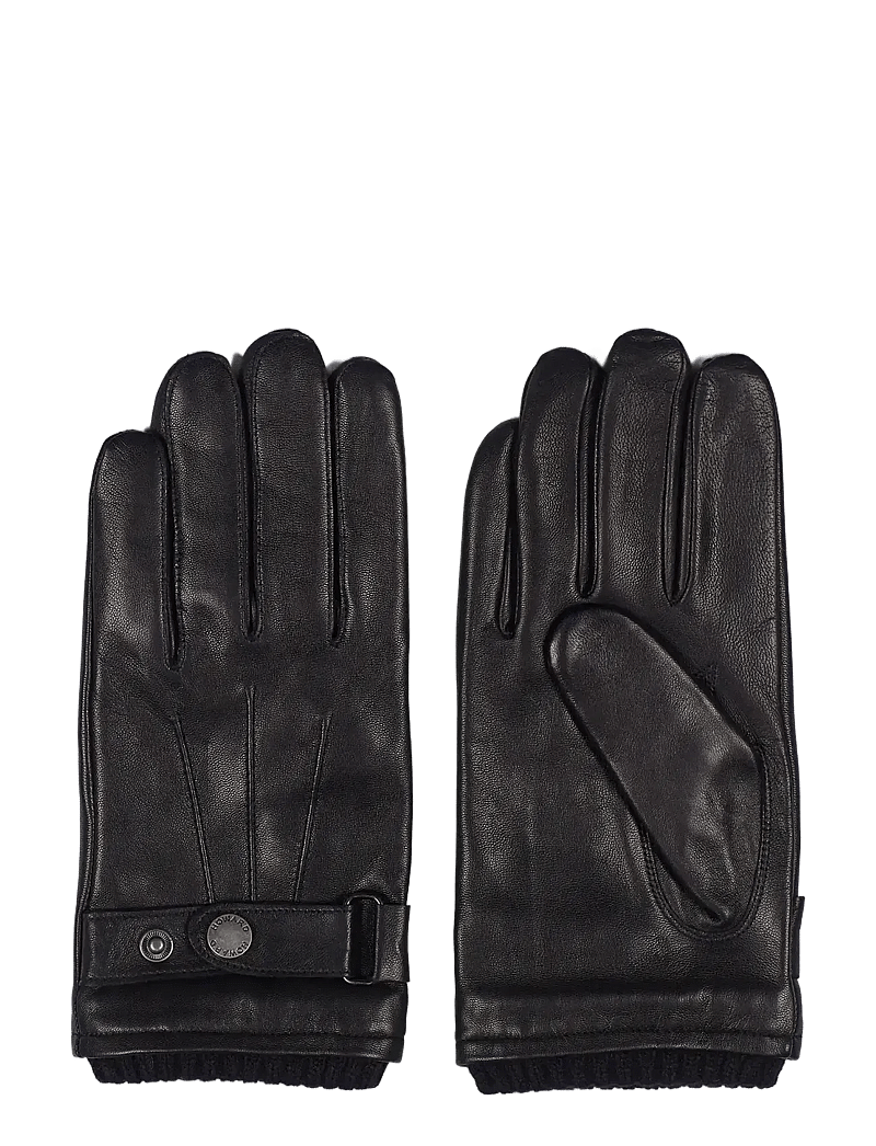 Howard London - Leather Gloves Smith - osta olukorra järgi - black - 0