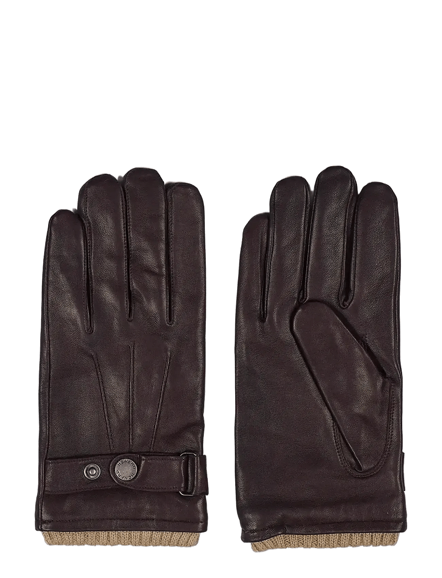 Howard London - Leather Gloves Smith - osta olukorra järgi - dark brown - 0