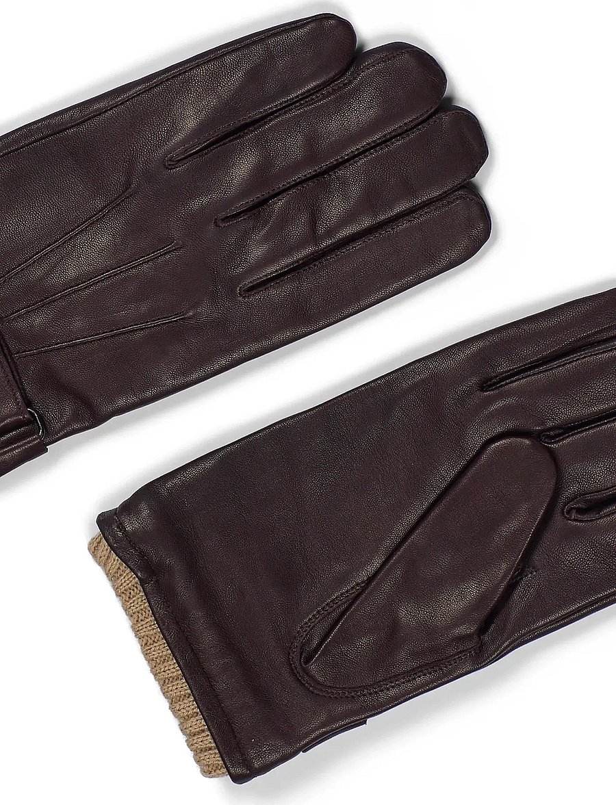 Howard London - Leather Gloves Smith - osta olukorra järgi - dark brown - 1