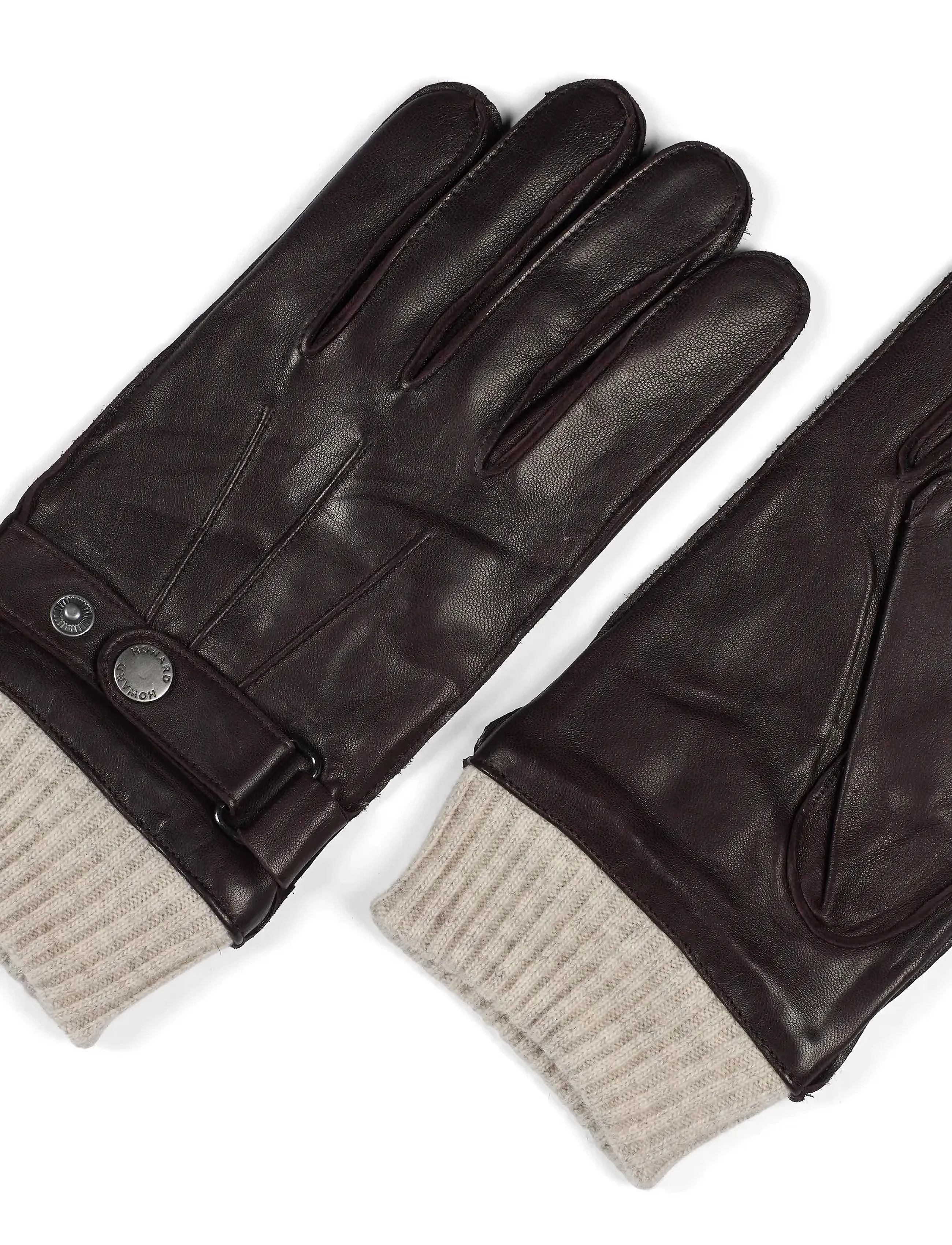 Howard London - Leather Gloves  Carl - shoppa efter tillfälle - dark brown - 1
