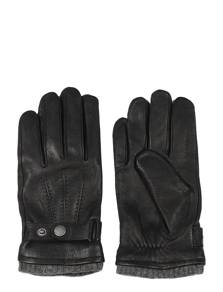 Howard London - Leather Gloves Bruno - osta olukorra järgi - black - 0