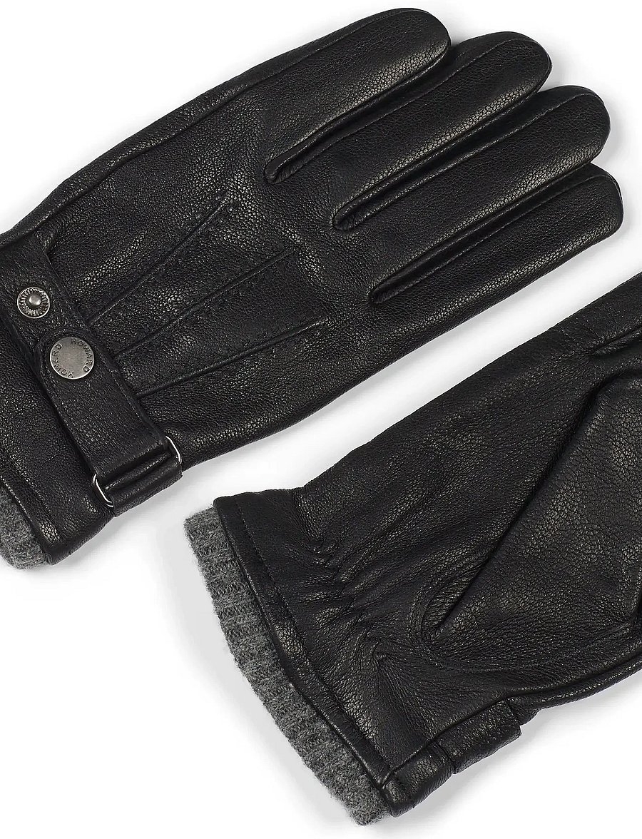 Howard London - Leather Gloves Bruno - osta olukorra järgi - black - 1