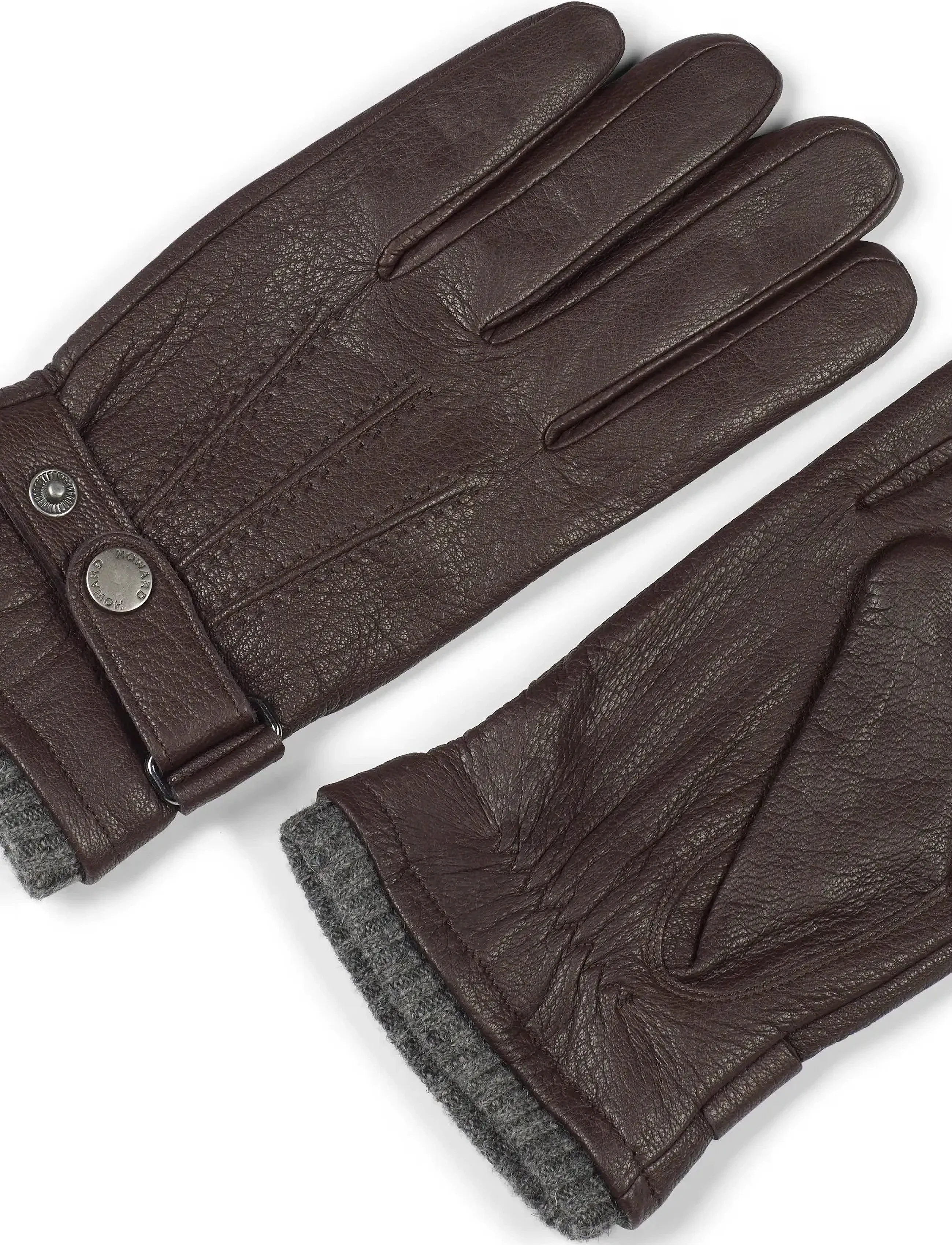 Howard London - Leather Gloves Bruno - nach anlass kaufen - dark brown - 1