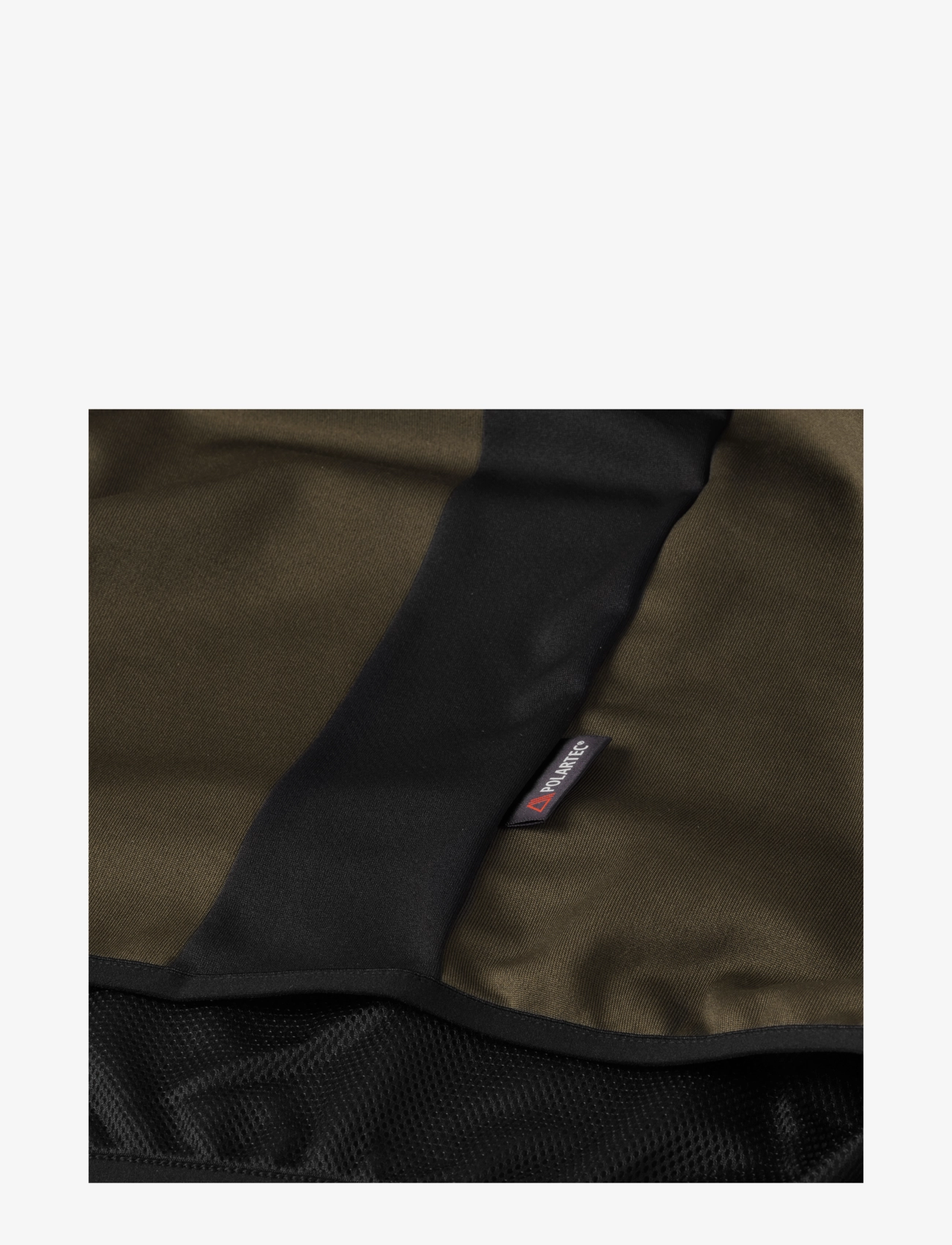 Härkila - Tidan Hybrid half zip fleece jacket - willow green/black - 3