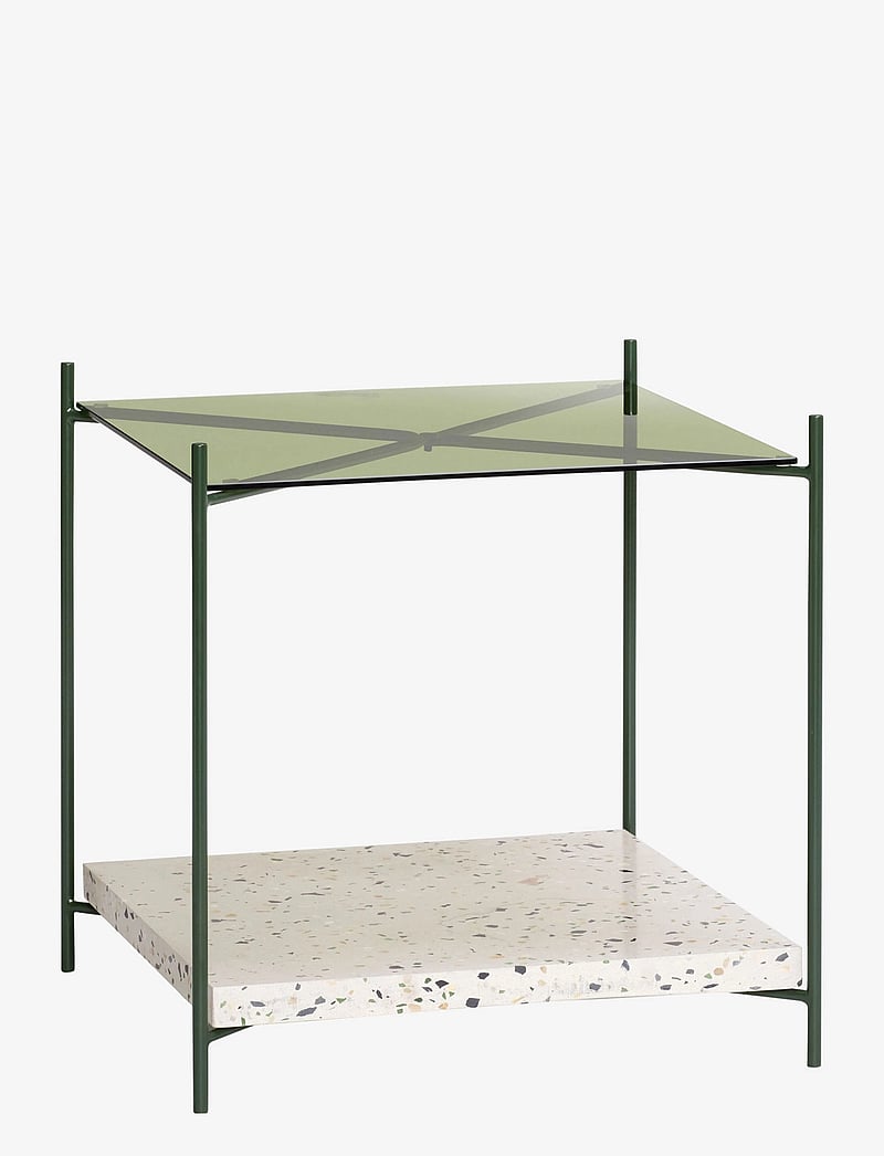 Hübsch - Niche Side Table Green/Terrazzo - nach preis einkaufen - green,white - 0
