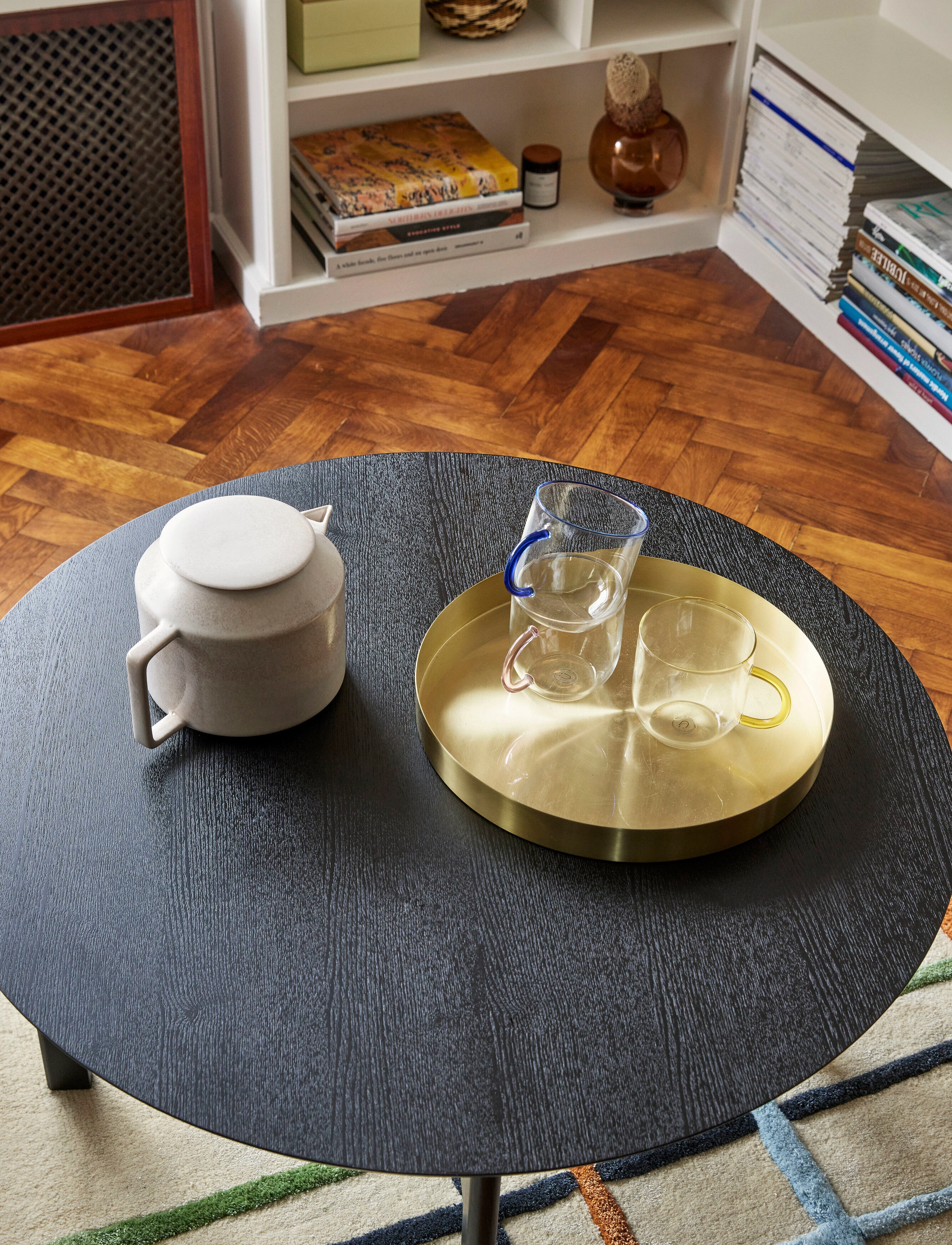 Hübsch - Fjord Coffee Table Black - sohvapöydät - black - 4