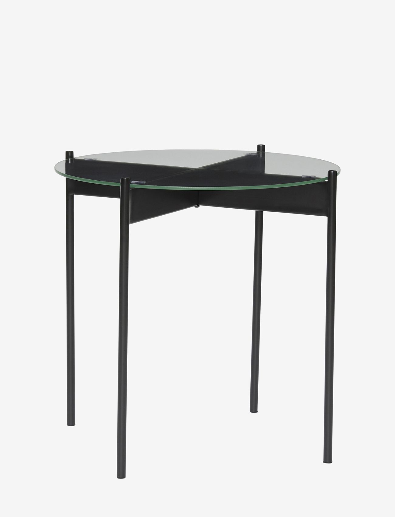 Hübsch - Beam Side Table Black - bord - black - 0