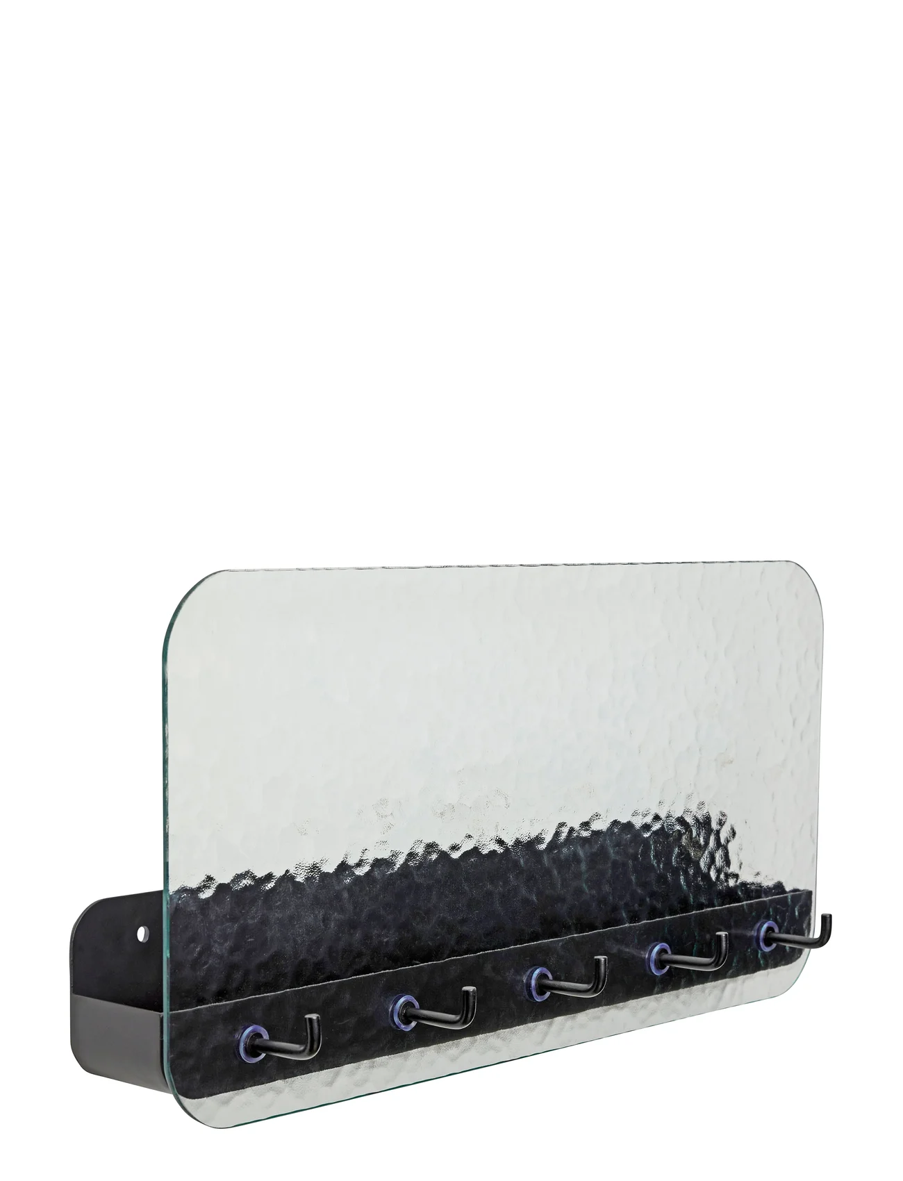 Hübsch - Shack Shelf - badkamer accessoires - black - 0