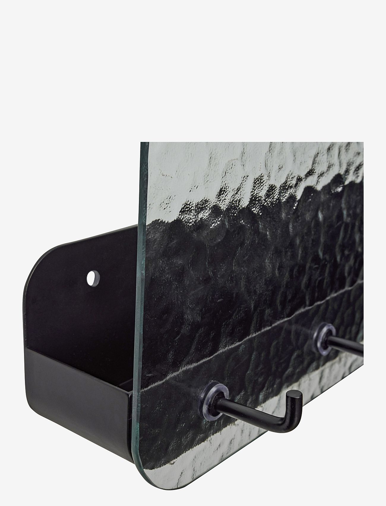 Hübsch - Shack Shelf - badkamer accessoires - black - 1