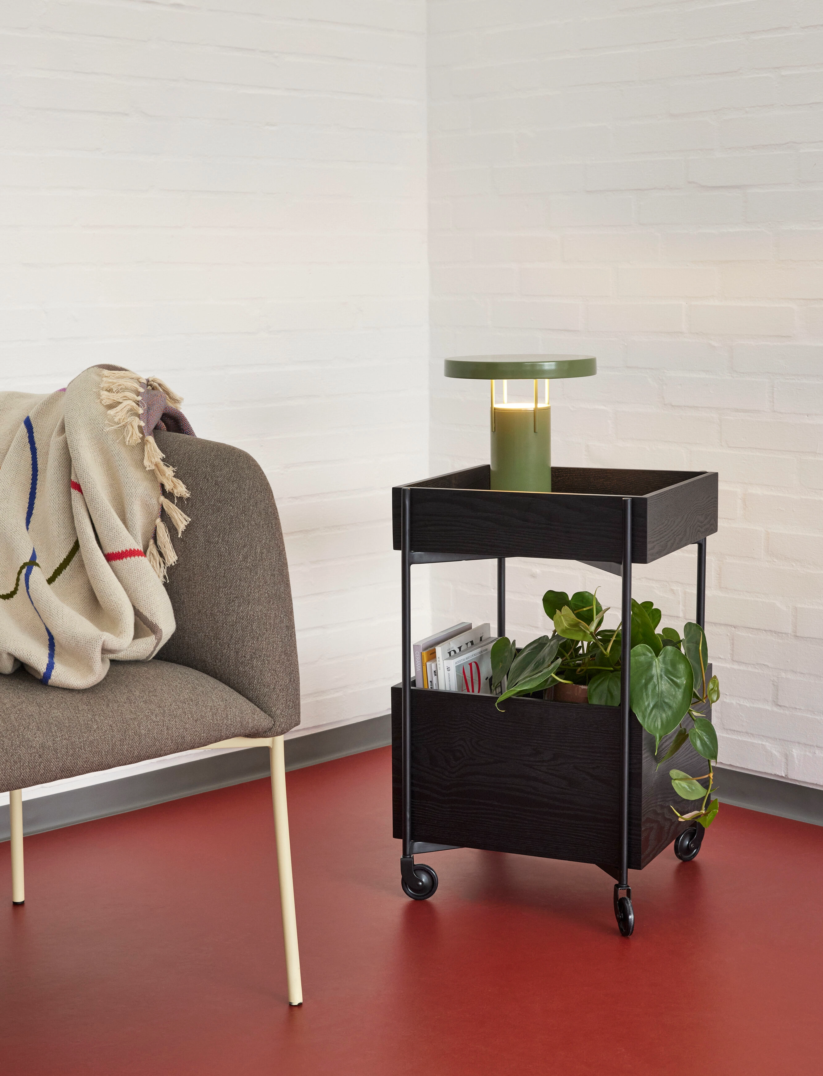 Hübsch - Fresh Trolley - black - 3