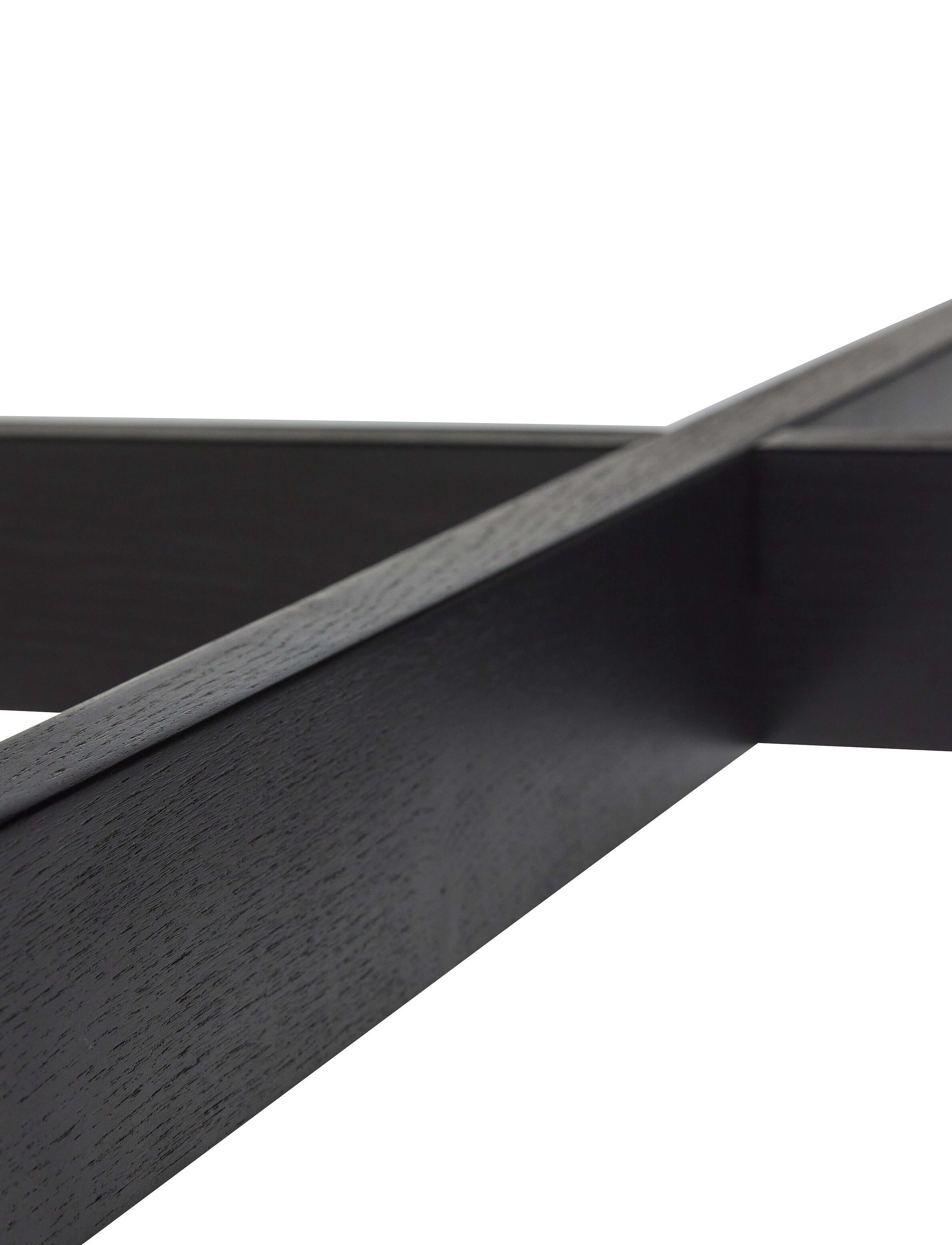 Hübsch - Fjord Dining Table Round Small Black - matbord - black - 2