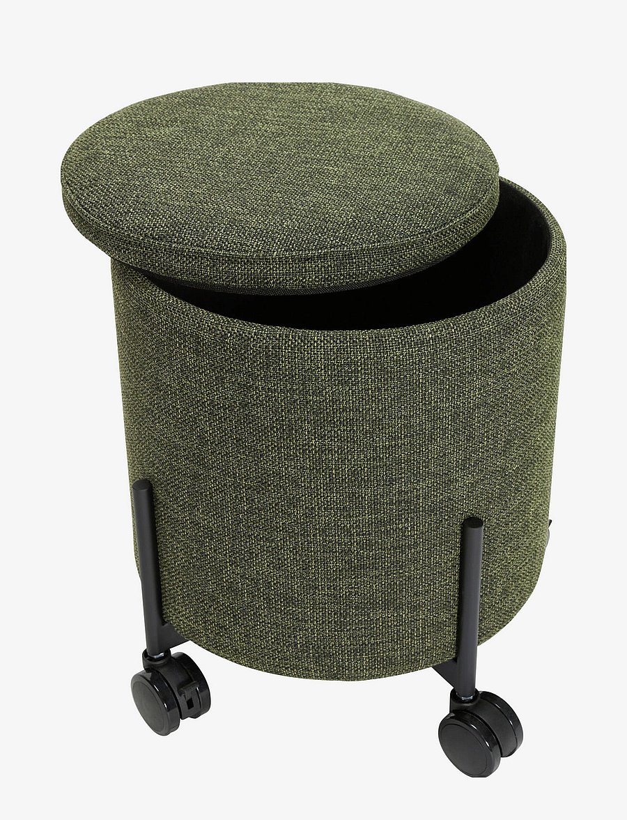 Hübsch - Contain Pouffe - poufs - green - 2