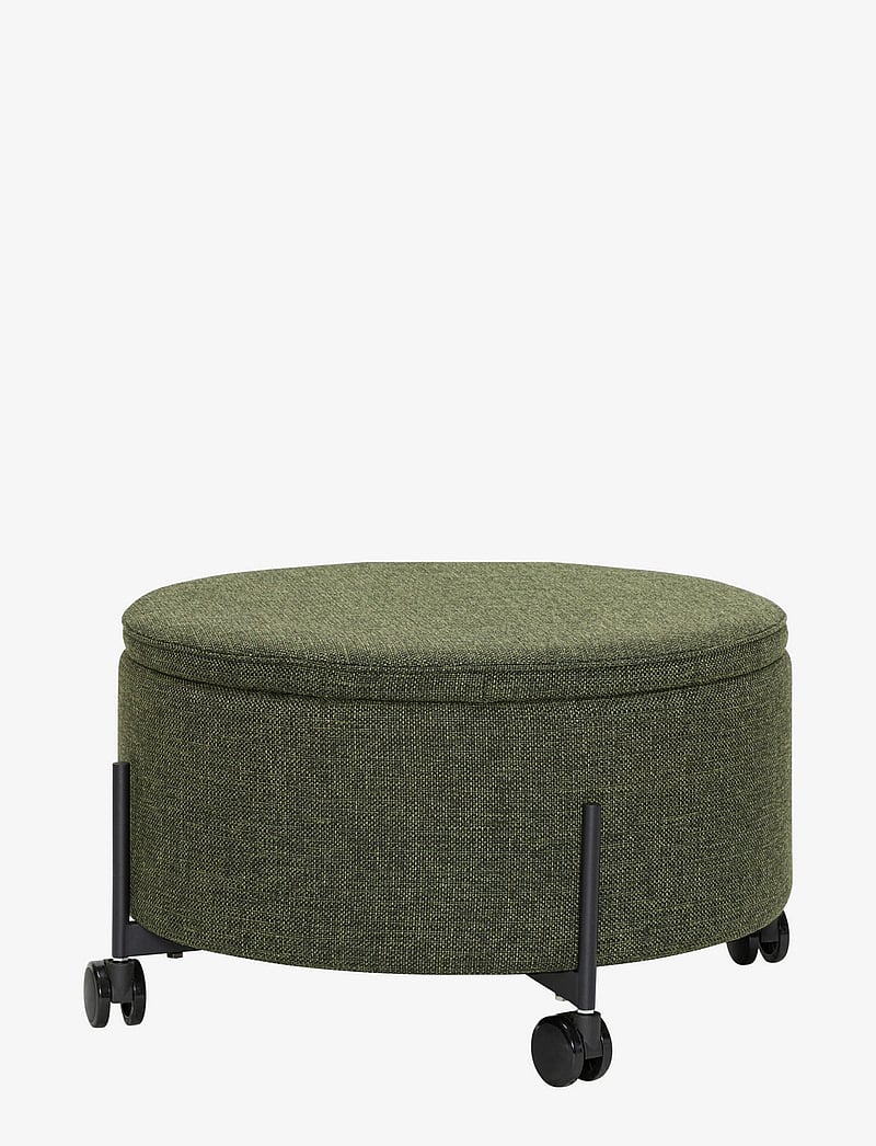 Hübsch - Contain Pouffe - poufs - green - 1