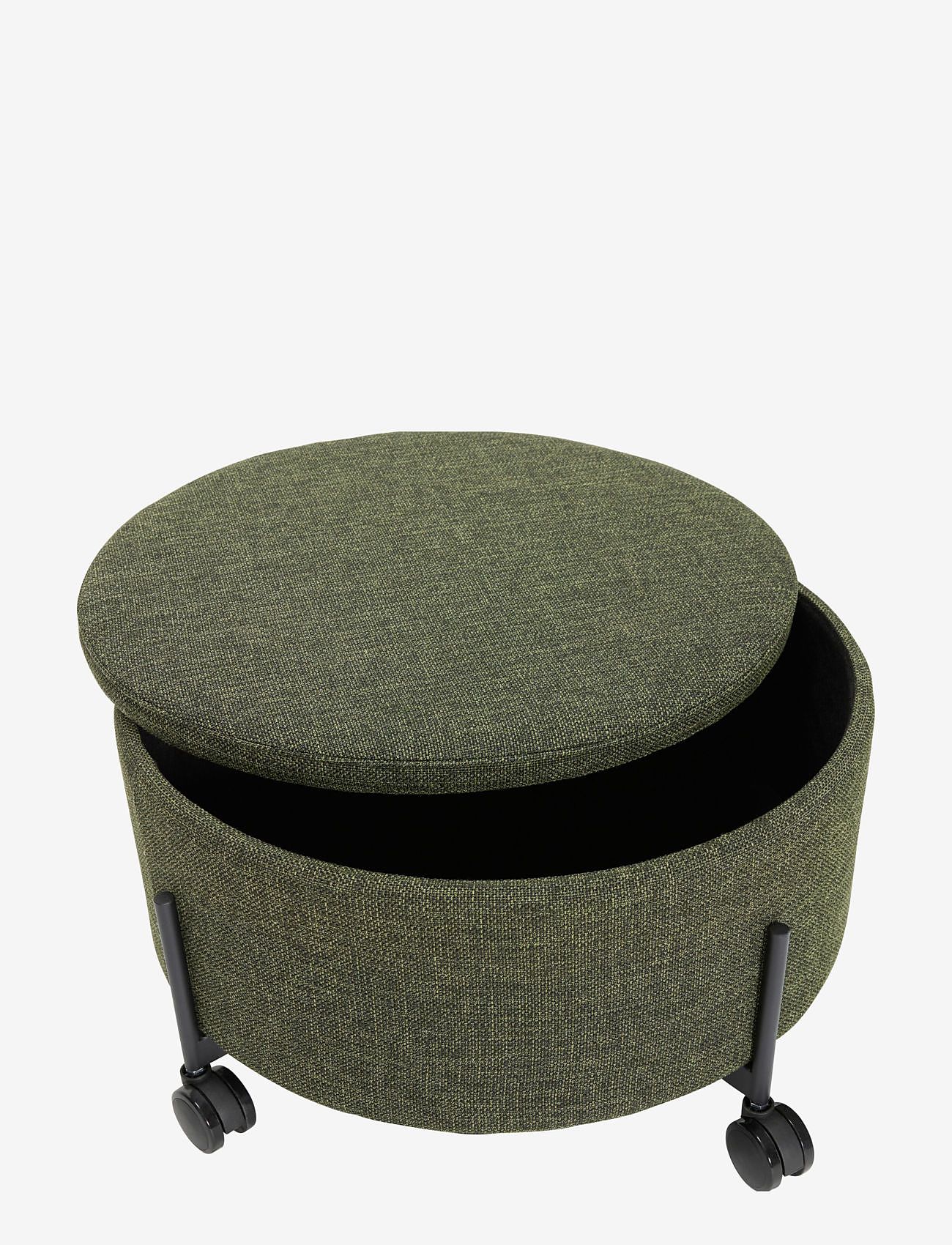 Hübsch - Contain Puf - køb efter pris - green - 1